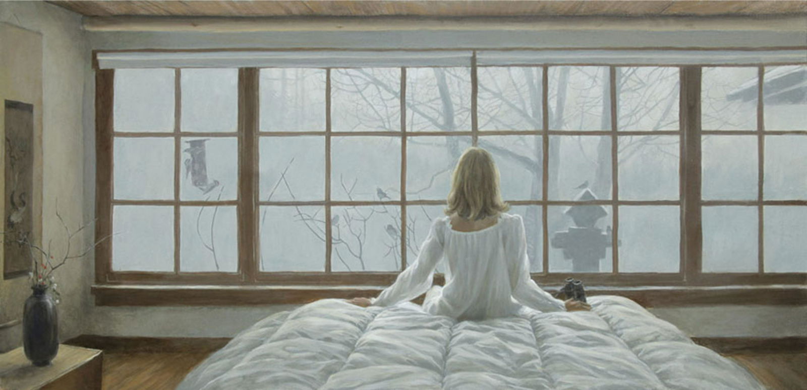 Robert Bateman's "Birdwatching" Limited Edition Canvas (1 of 1)