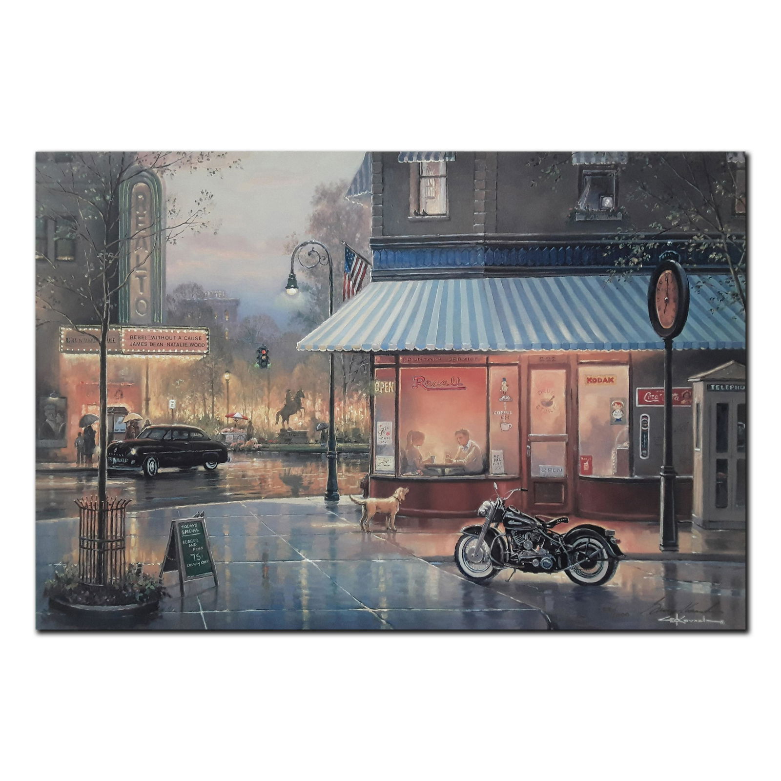 George Kovac's "American Classic" Limited Edition Print: George Kovac's "American Classic" limited edition print signed and numbered 84/1000. This print is in mint condition and has never been framed. 16 1/2" x 25"