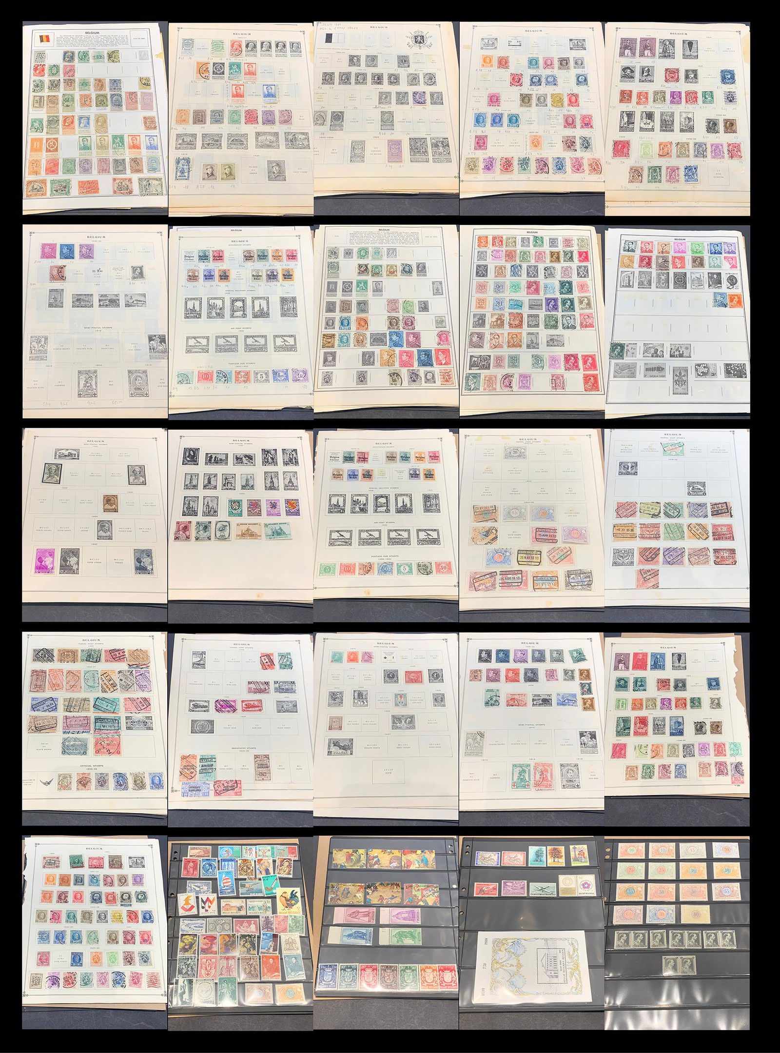 Belgium Stamp Collection 2 (1 of 7)