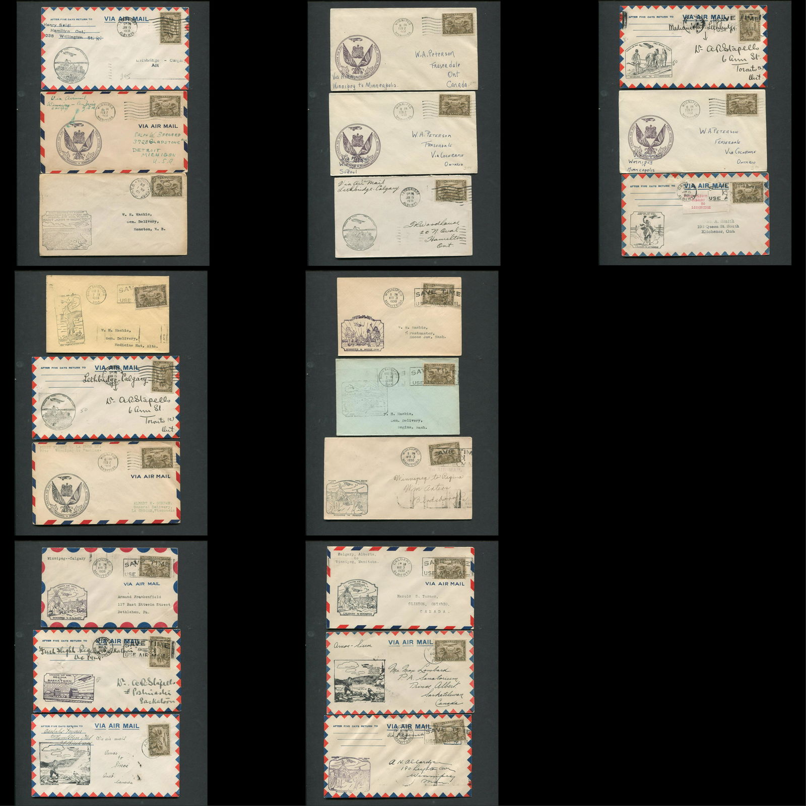 Canada First Flight Stamp Covers 2 (1 of 8)