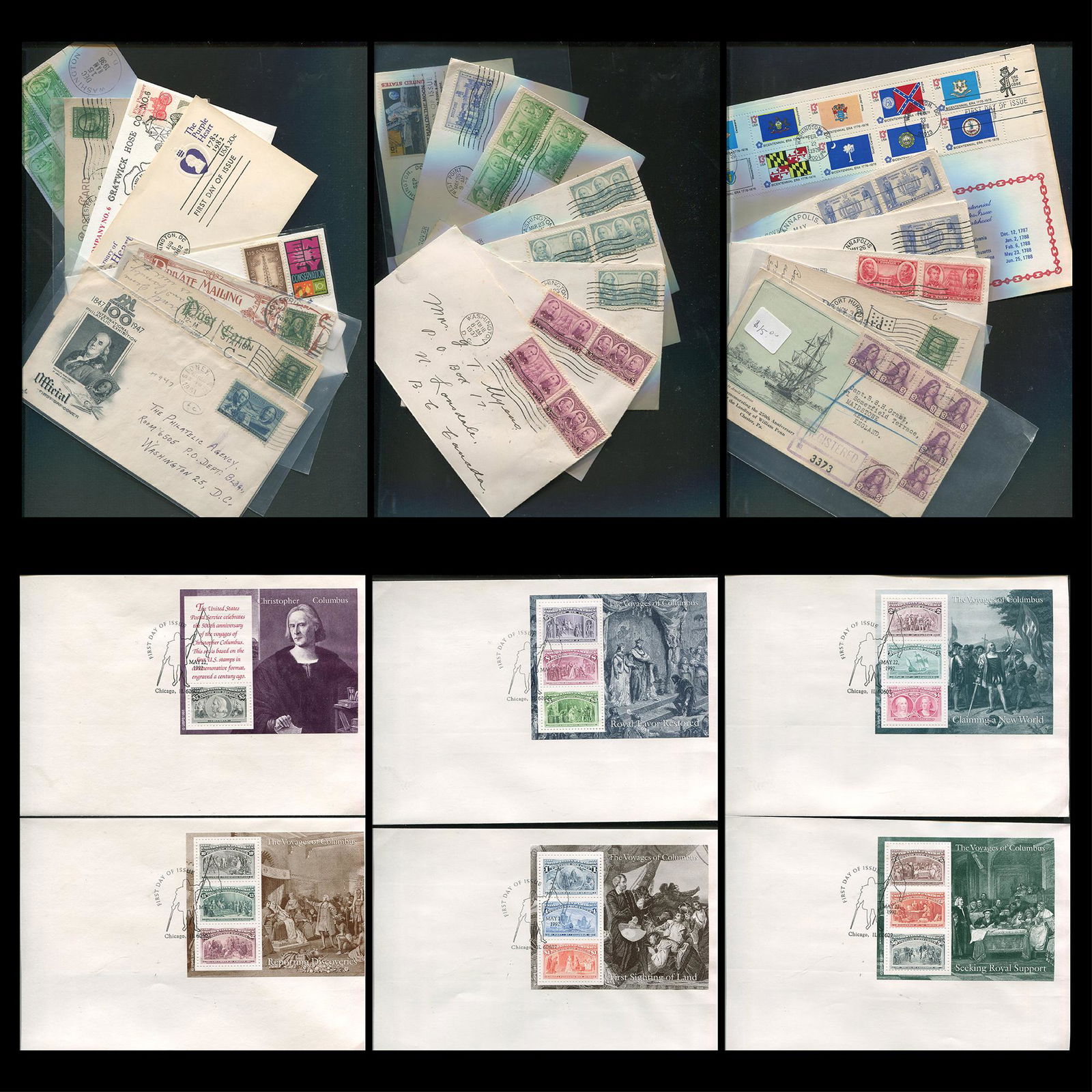 USA First Day Covers Stamp Collection (1 of 7)