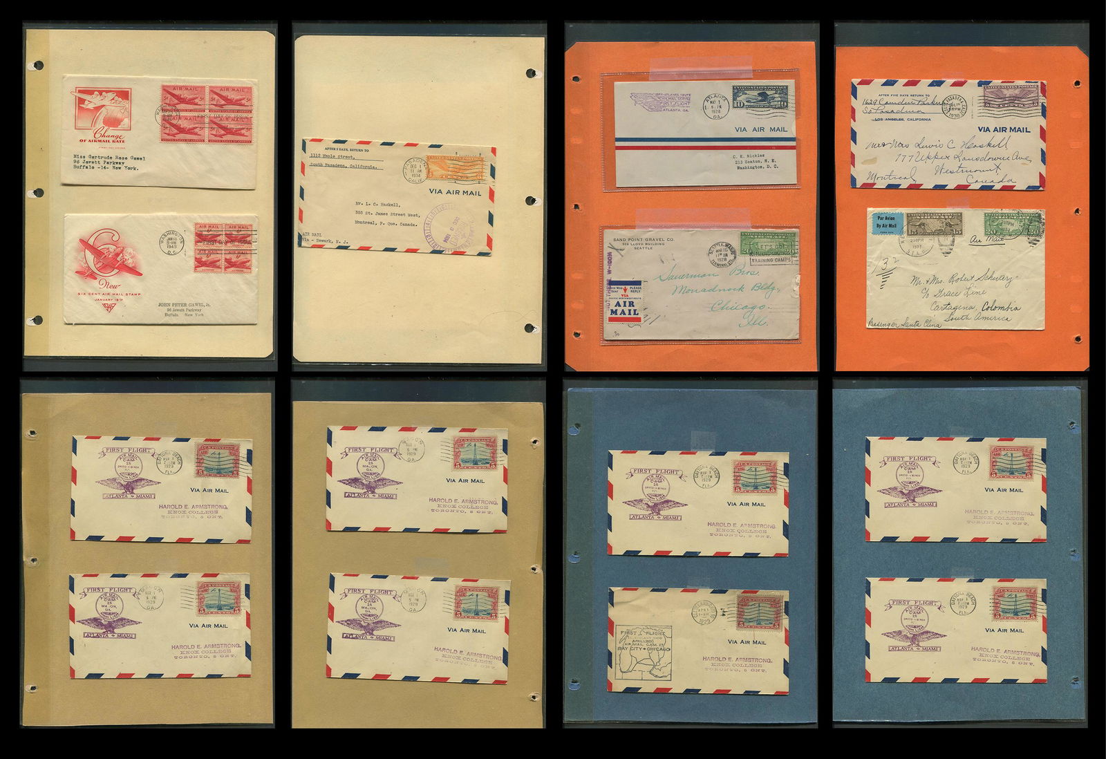USA First Flight & Air Mail Covers Colllection (1 of 9)