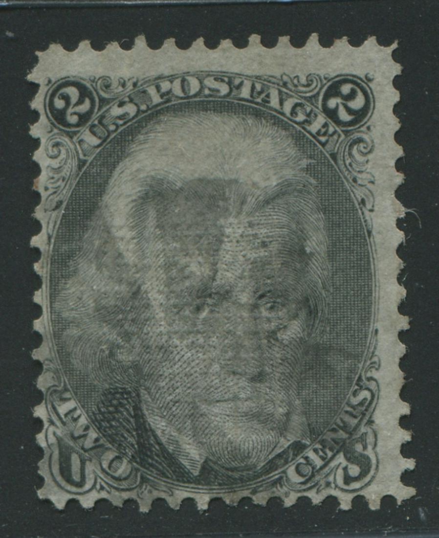 USA 1867 #85b 2 Cent Black F-VF (1 of 2)