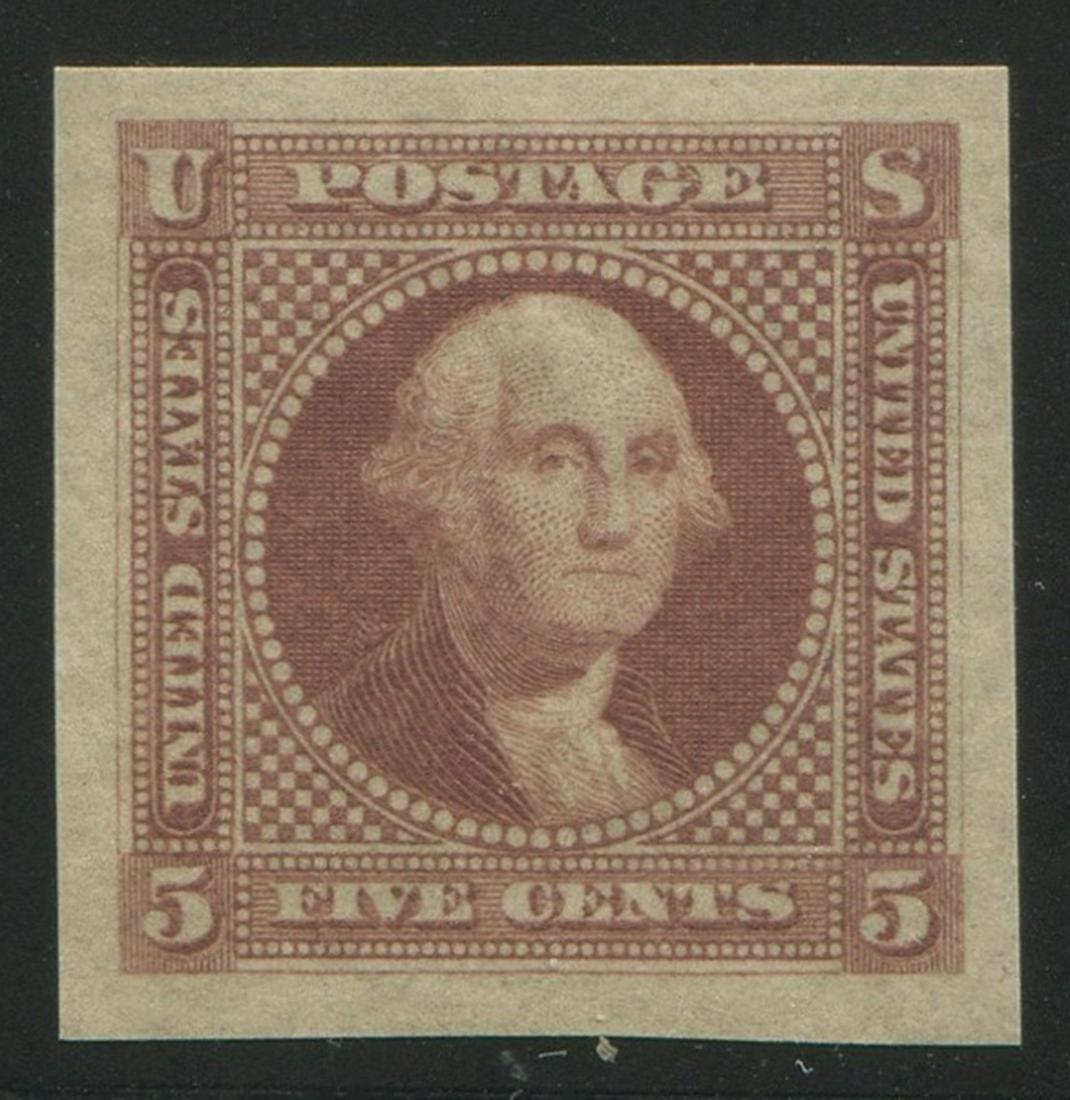 USA 1869 #115-E2c 5c Red Brown VF MNH (1 of 2)