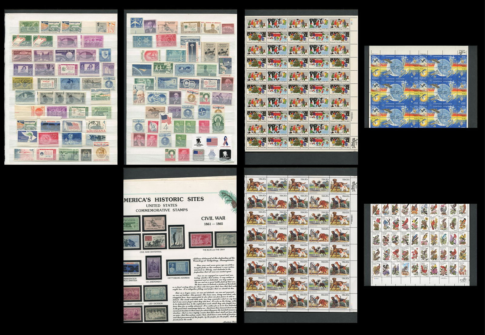 USA Mint Stamp Collection (1 of 8)