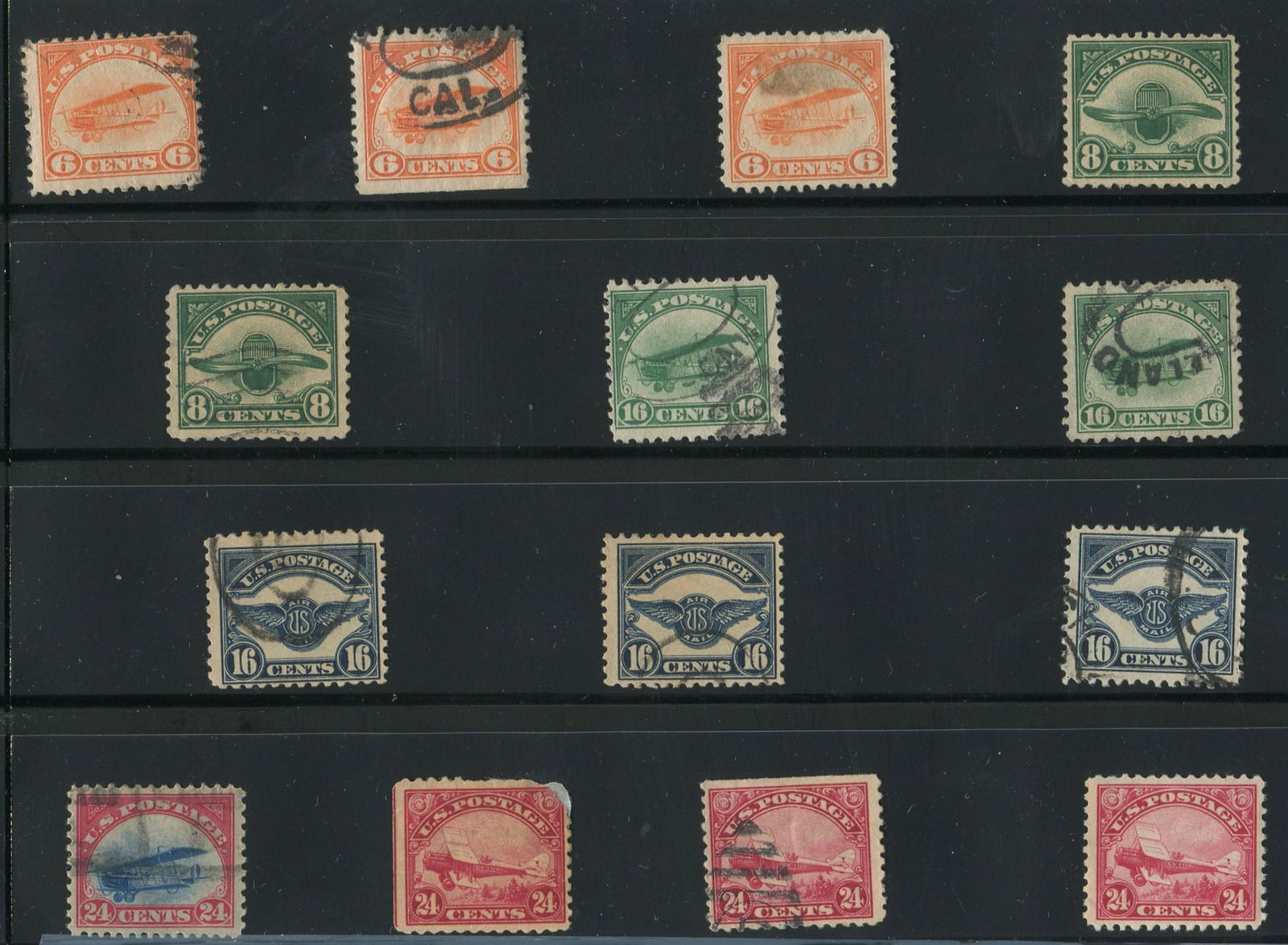 USA Stamp Collection Air Mail 1918- (1 of 1)