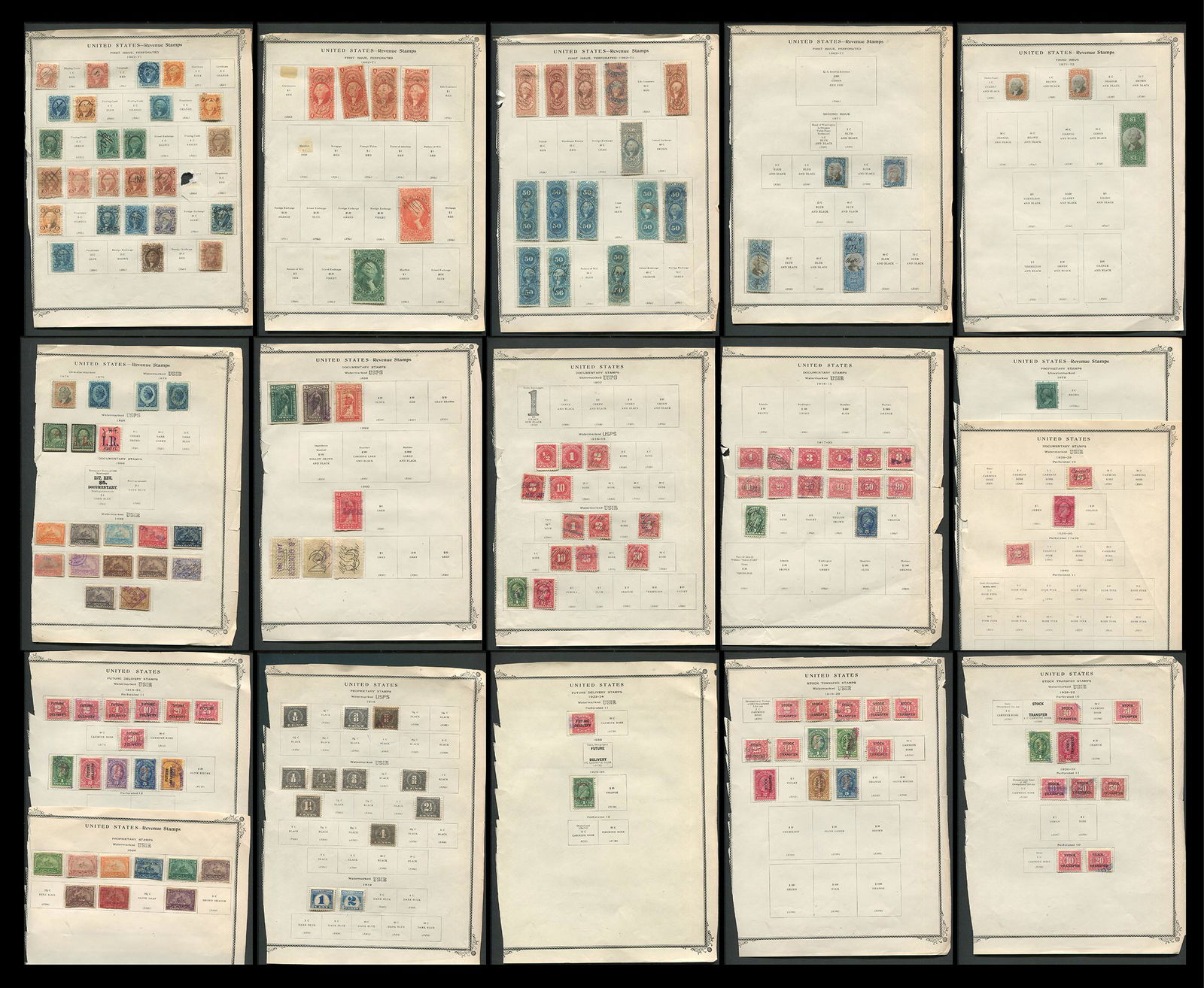 USA Stamp Collection BOB 1862- (1 of 8)