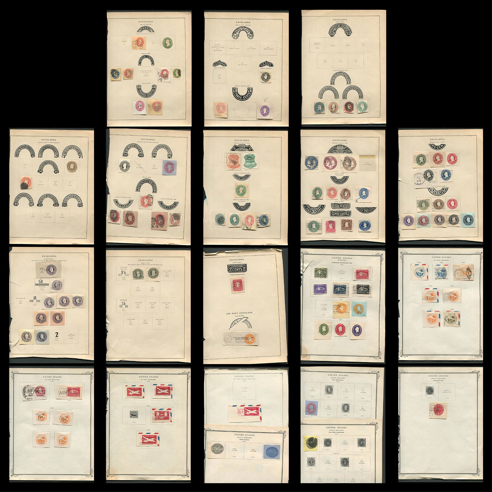 USA Stamp Collection Envelopes 1853- (1 of 10)