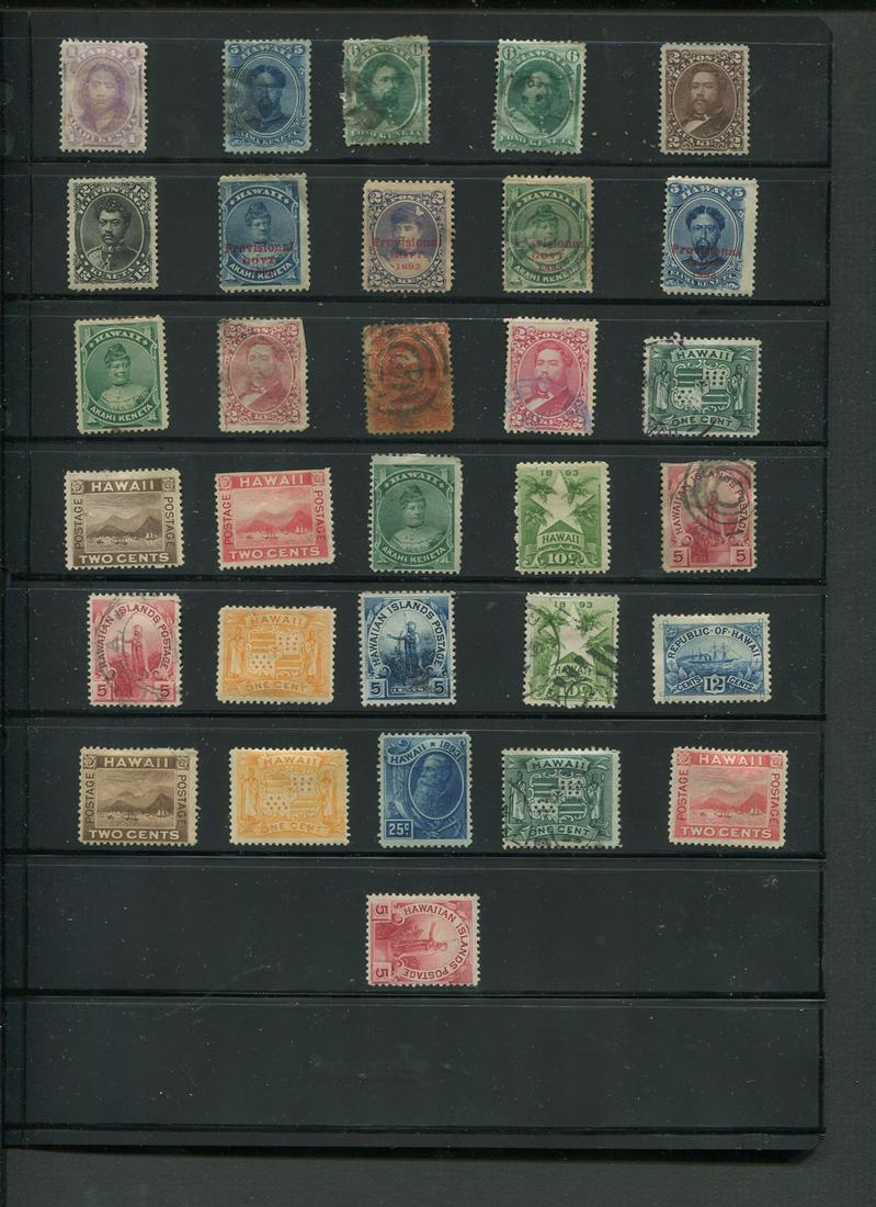 Hawaii Stamp Collection 1864- (1 of 1)