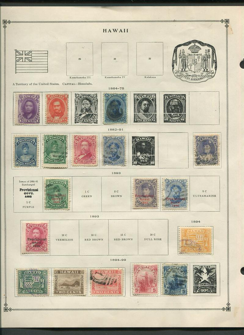 Hawaii Stamp Collection 1864- (1 of 1)