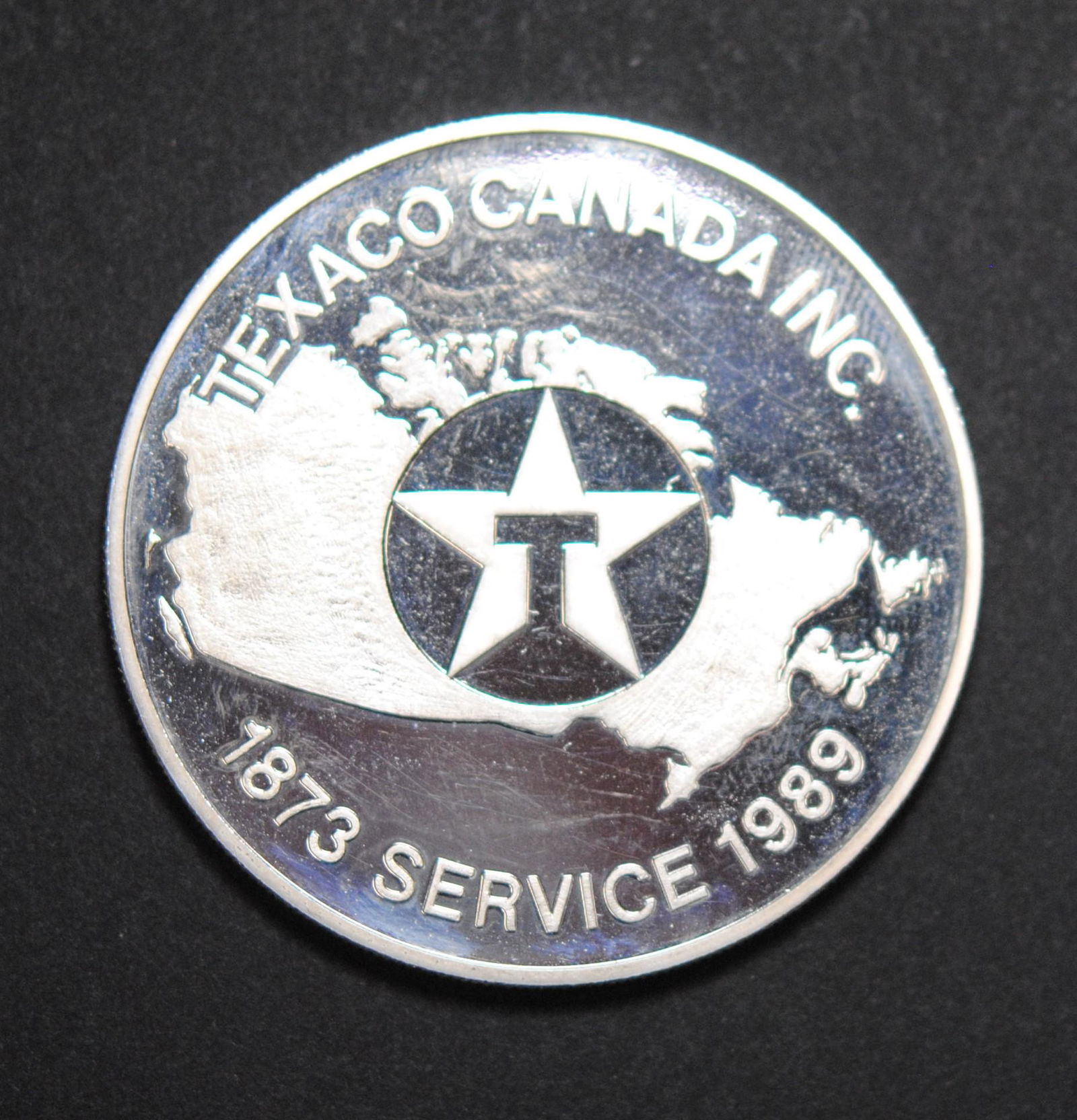 Canada Texaco Service Medal 1873-1989 (1 of 2)