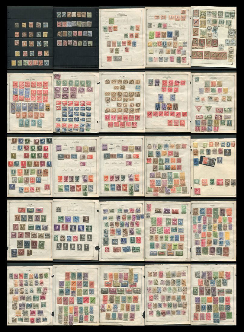 Austria Stamp Collection 1850- (1 of 6)