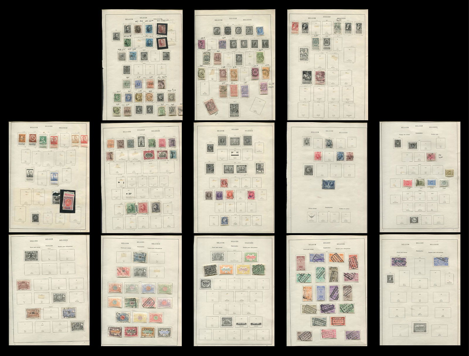 Belgium Stamp Collectiomn 1849- (1 of 10)