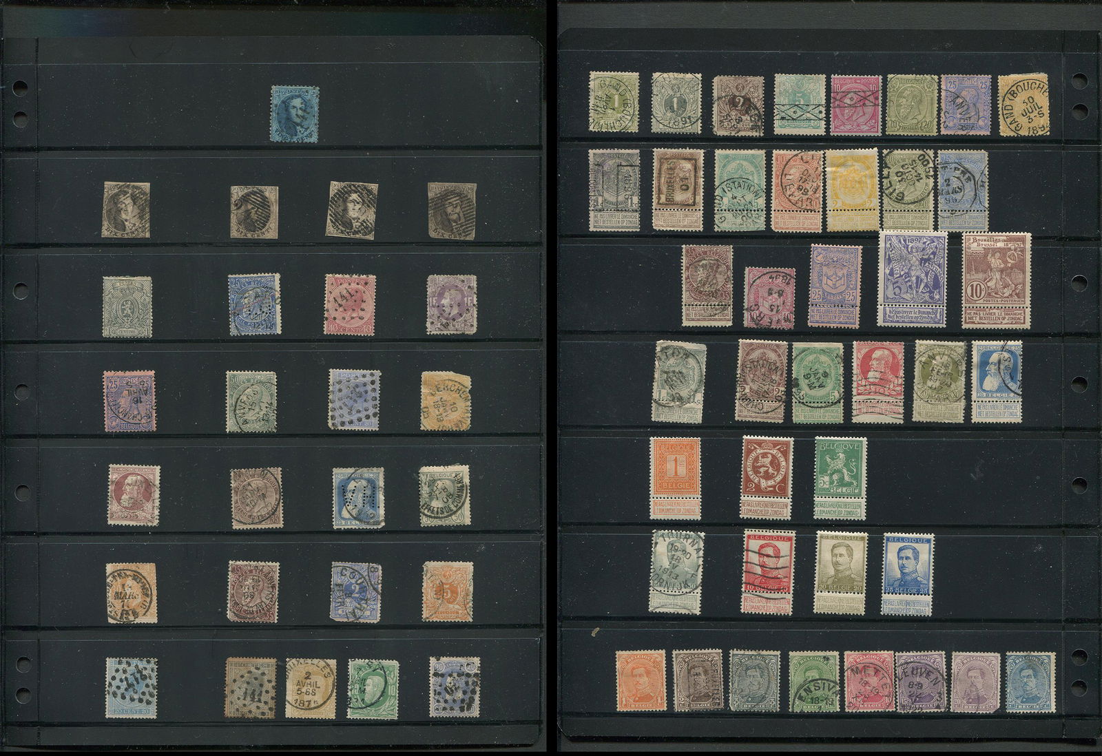 Belgium Stamp Collection 1851- (1 of 3)