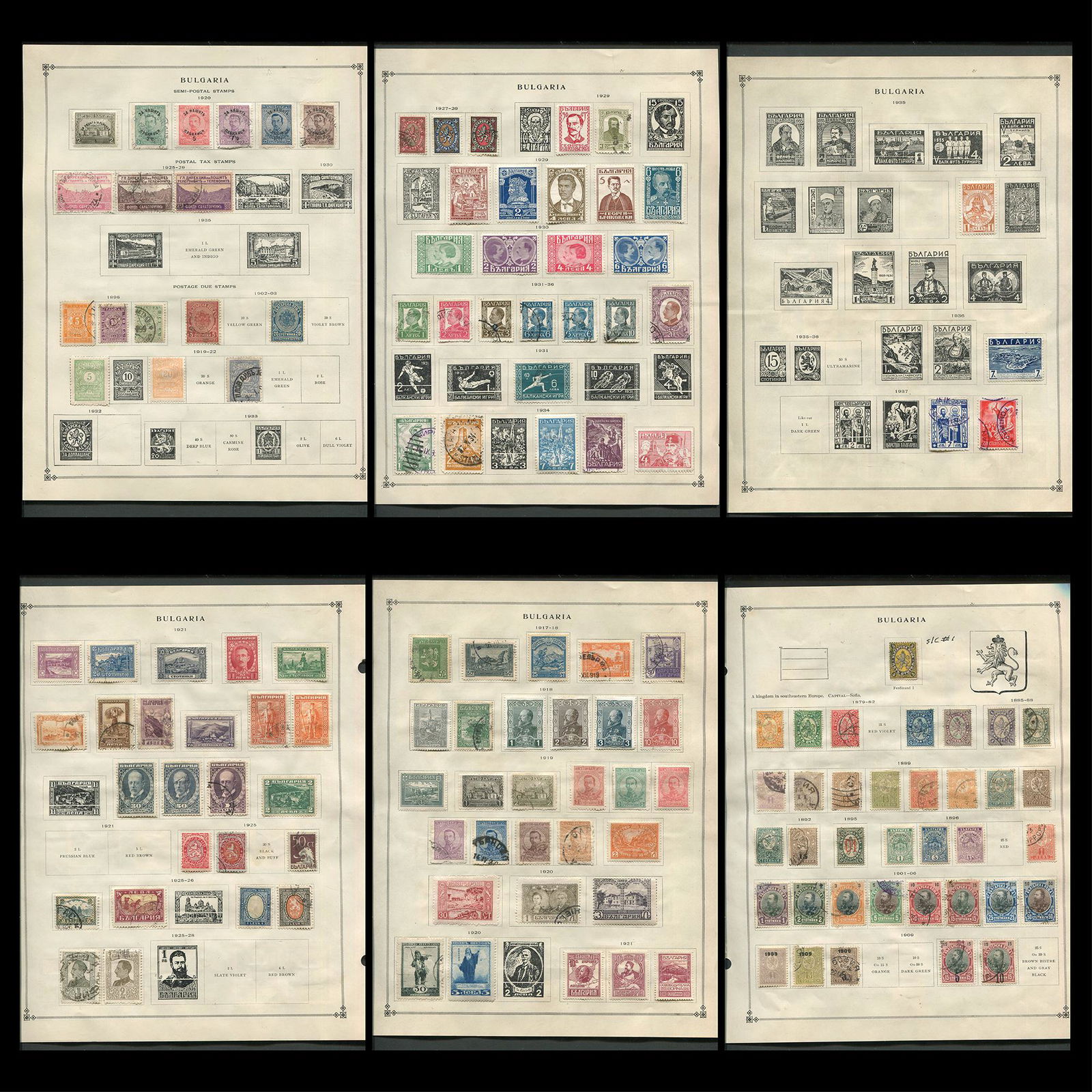 Bulgaria Stamp Collection 1879- (1 of 7)