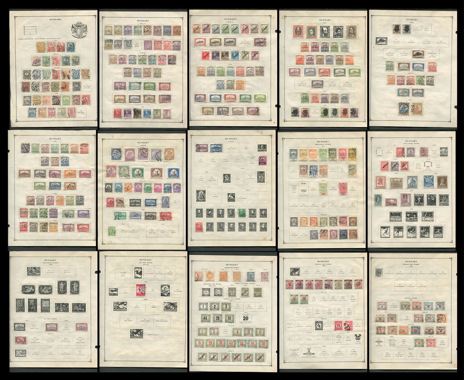 Hungary Stamp Collection 1871- (1 of 8)