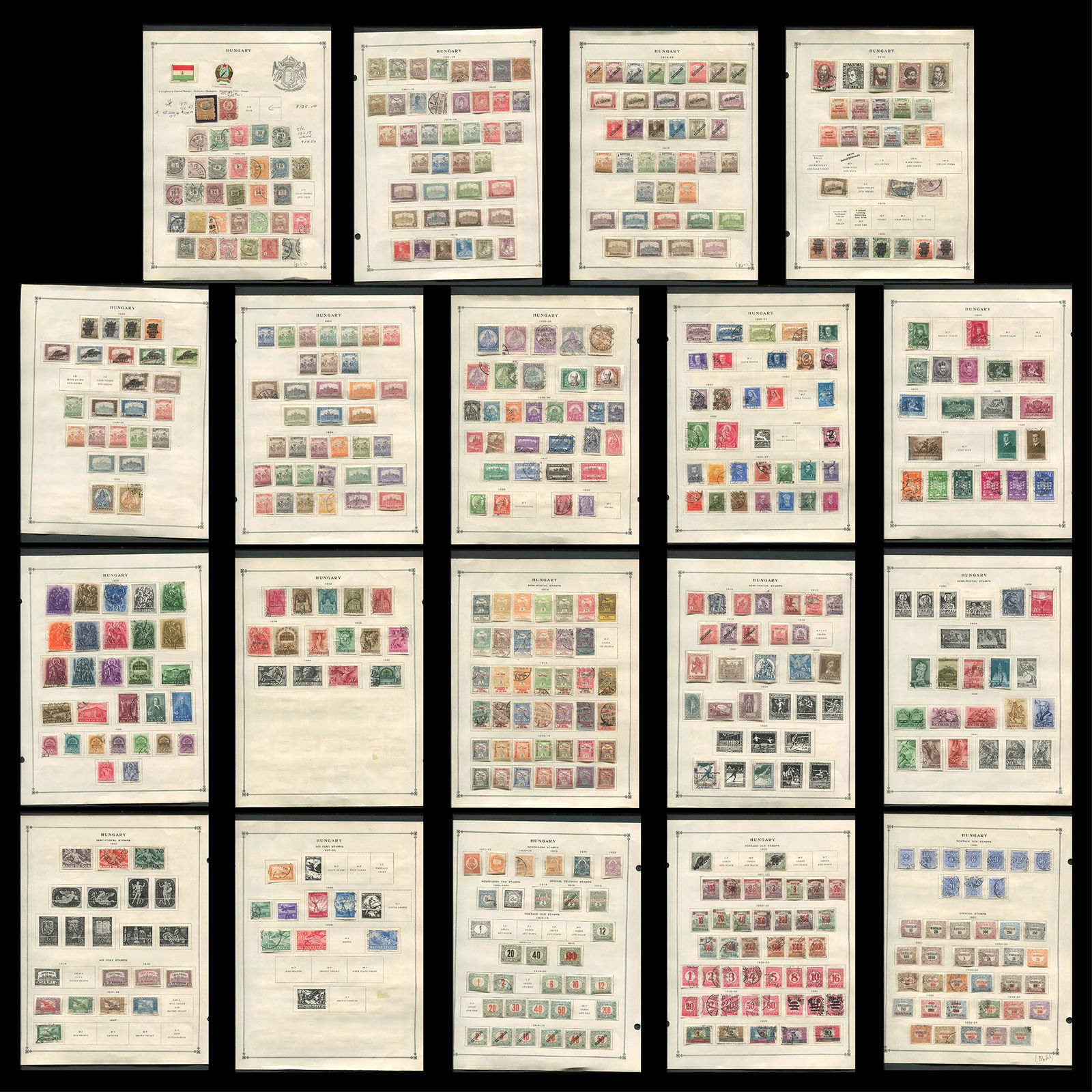 Hungary Stamp Collection 1871- (1 of 10)