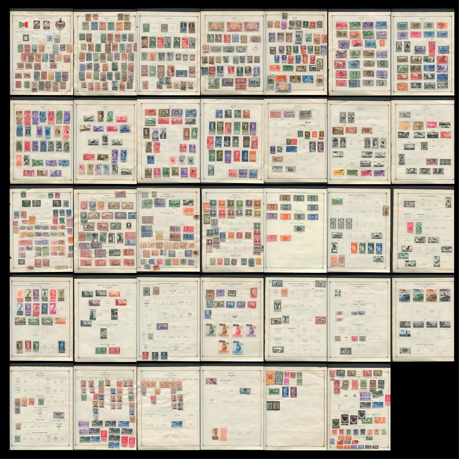 Italy Stamp Collection 1863- (1 of 10)