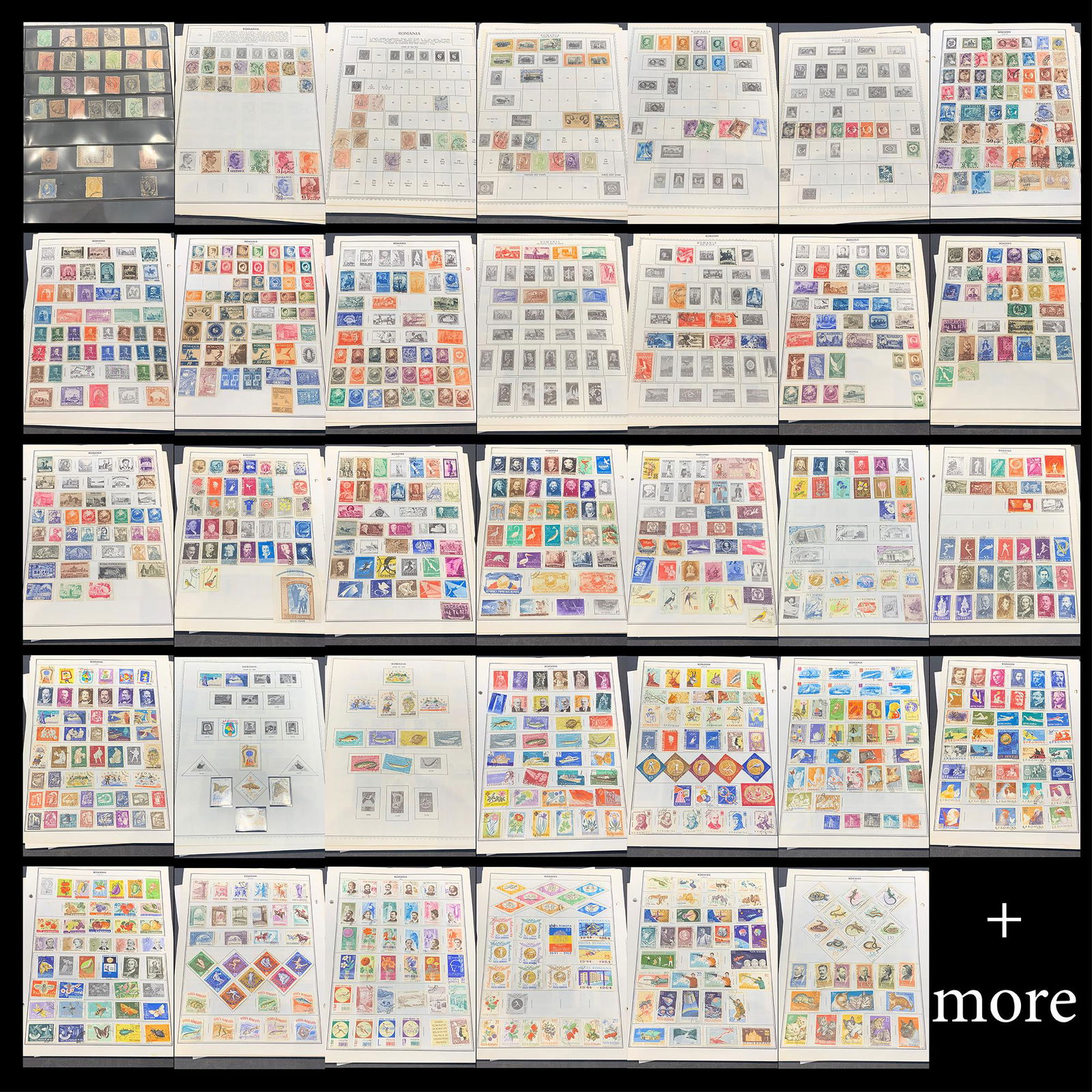 Romania Stamp Collection 1872- (1 of 10)