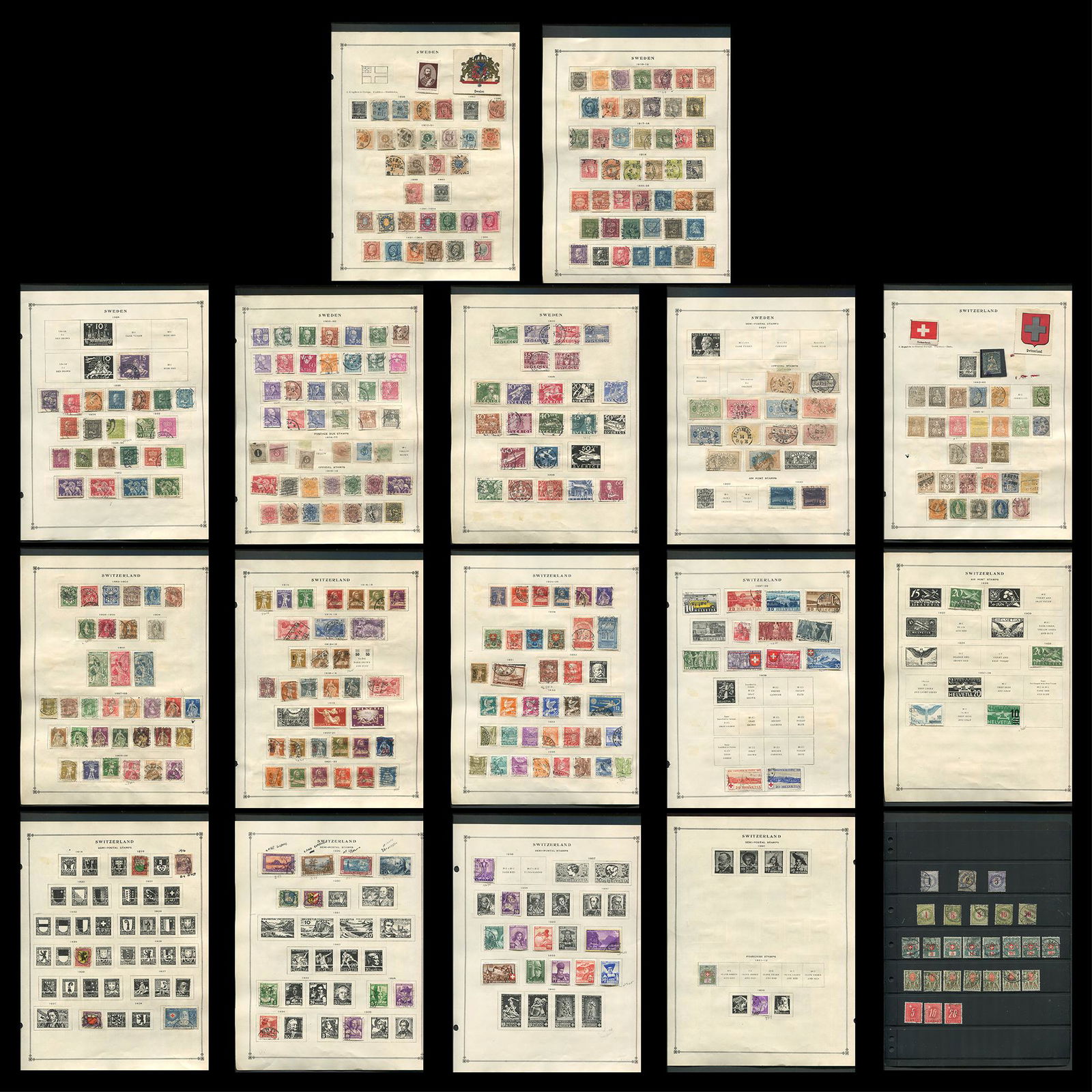 European Nations Stamp Collection 1854- (1 of 9)