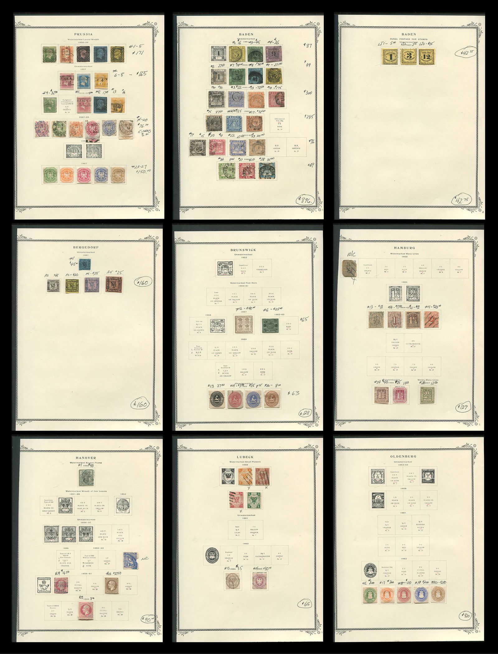 German States Stamp Collection 3 (1 of 10)