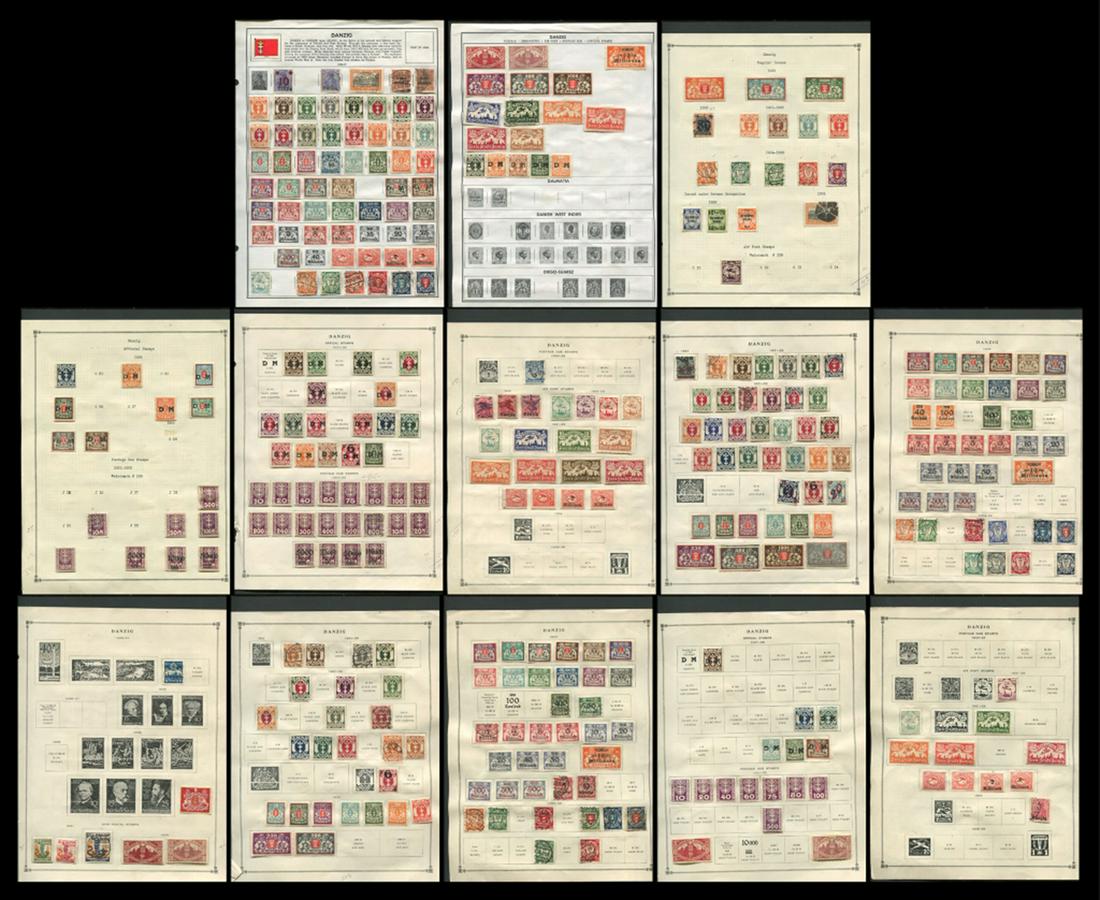 Danzig Stamp Collection 1920- (1 of 8)