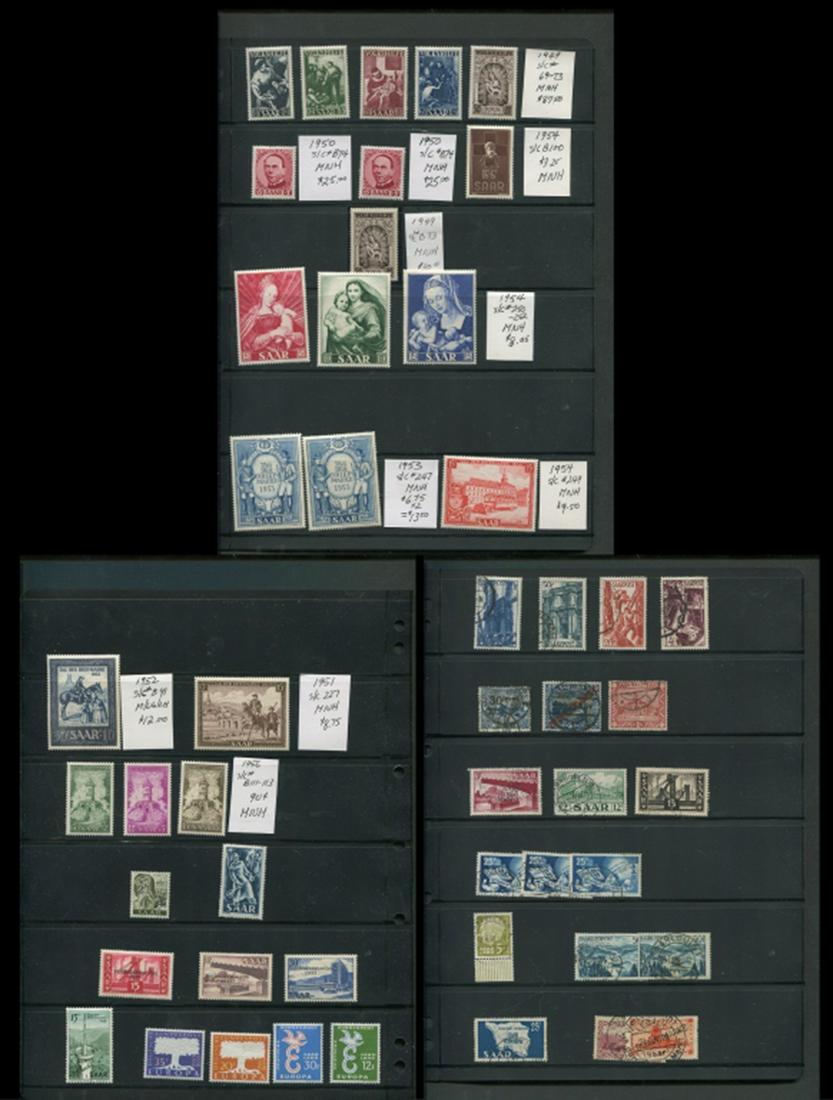 Saar Stamp Collection 1921- (1 of 4)