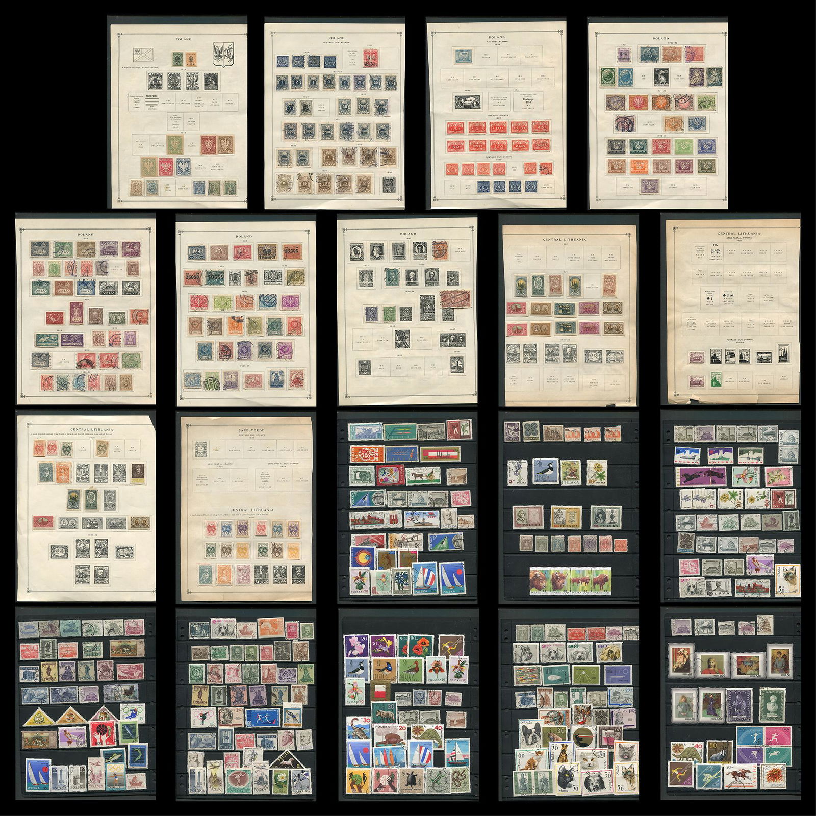 Poland Stamp Collection 1919- (1 of 10)