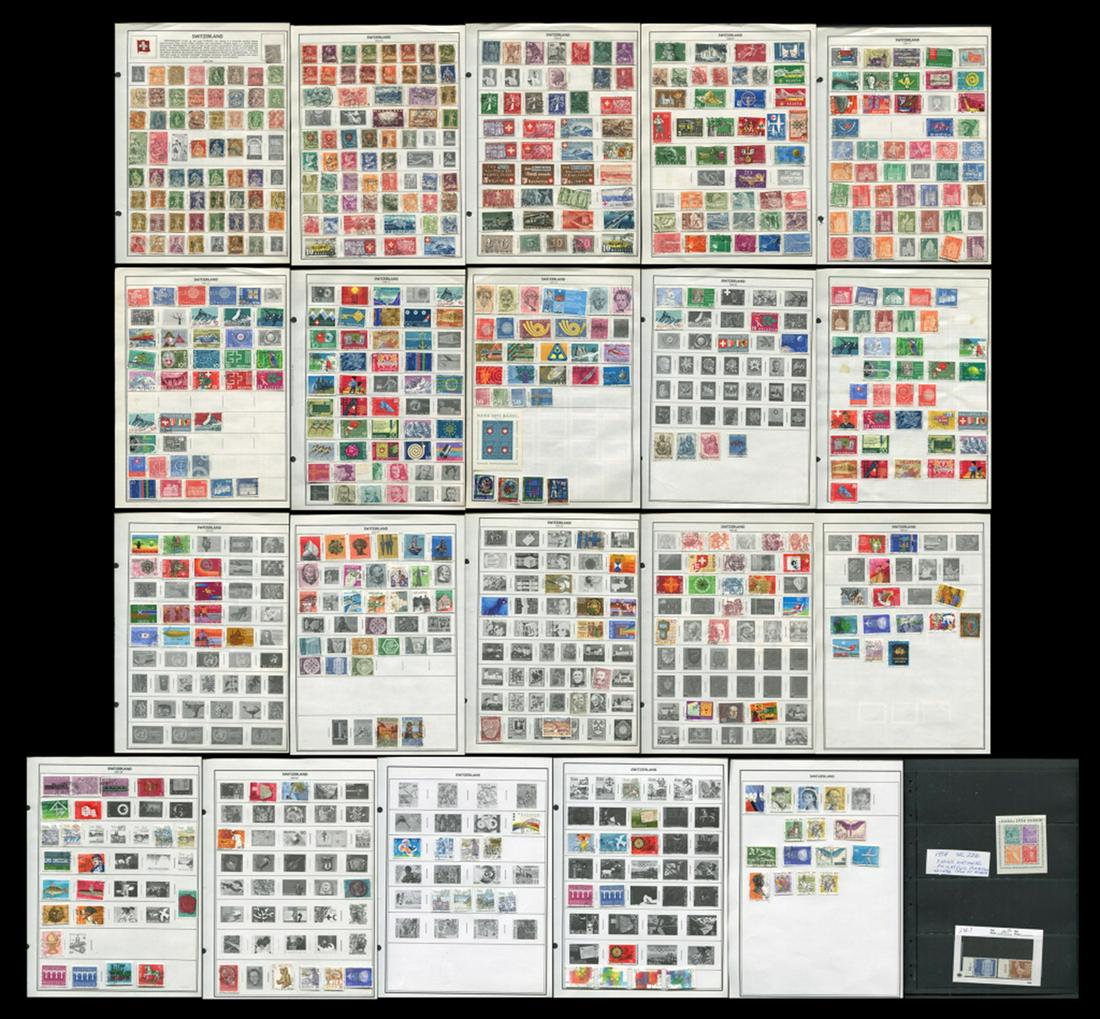 Swirzerland Stamp Collection 1862- (1 of 6)