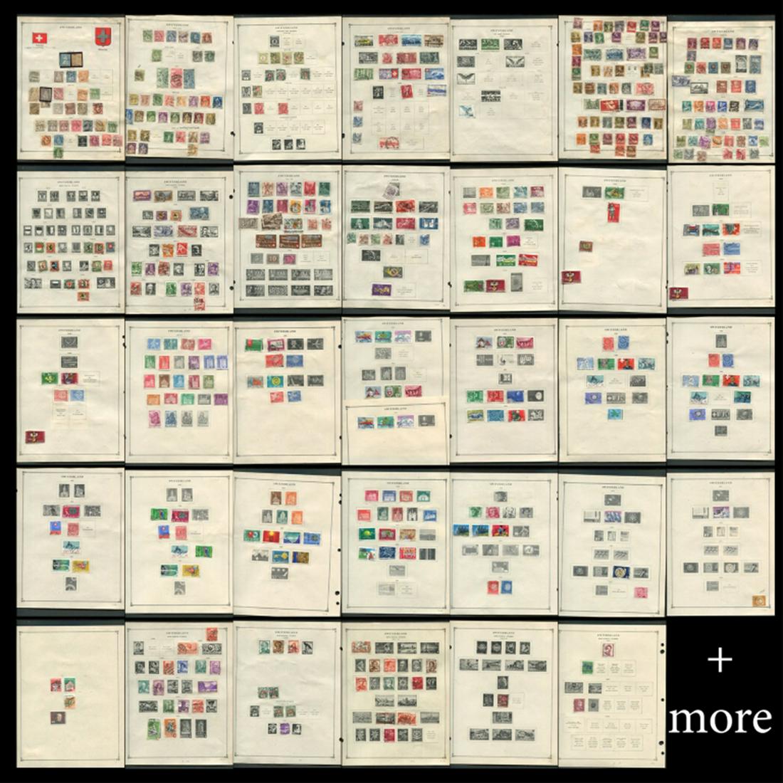 Switzerland Stamp Collection 1854- (1 of 10)