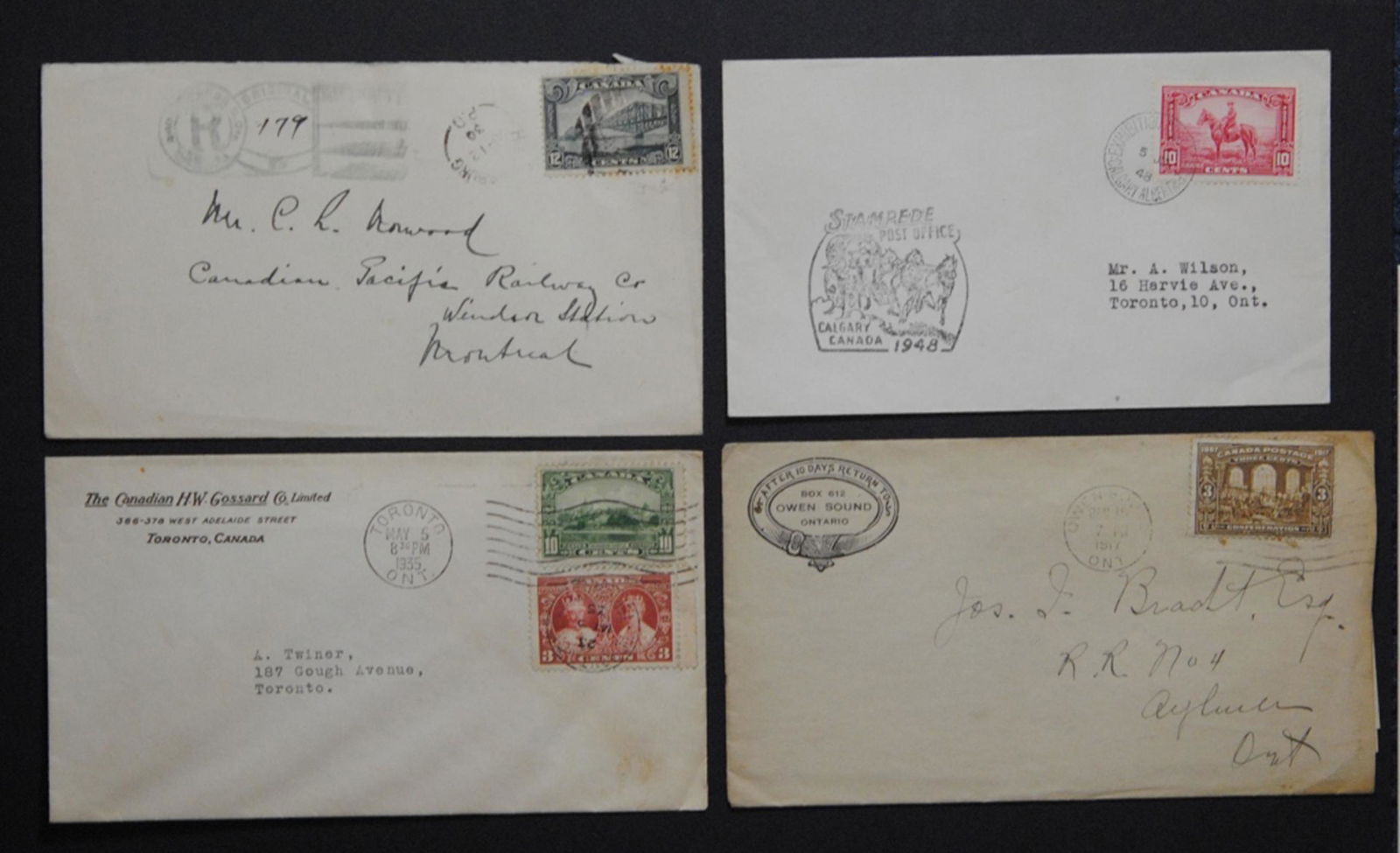 Canada Stamp Covers Collection (1 of 1)