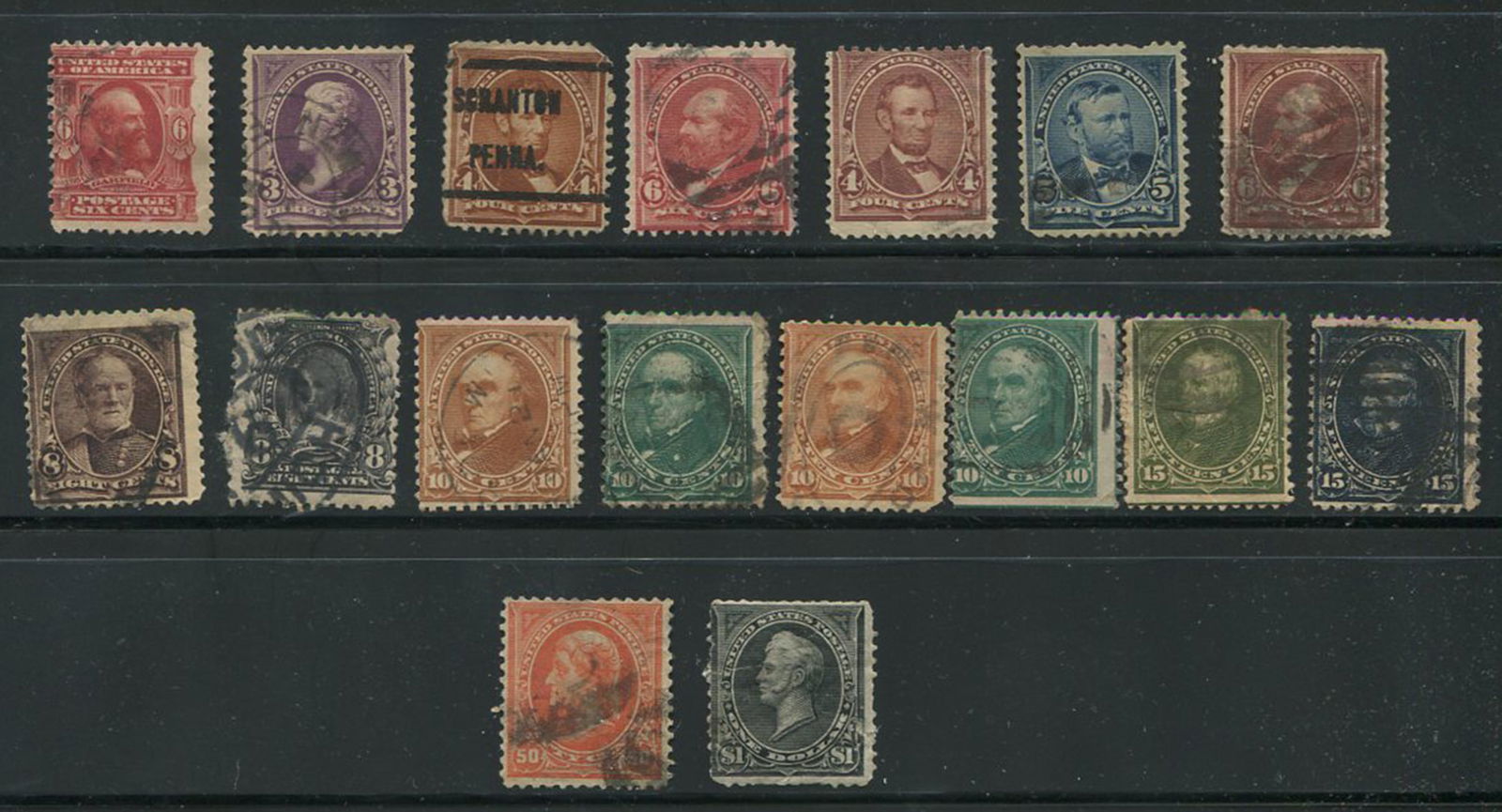 USA Stamp Collection 1890-1902 (1 of 1)