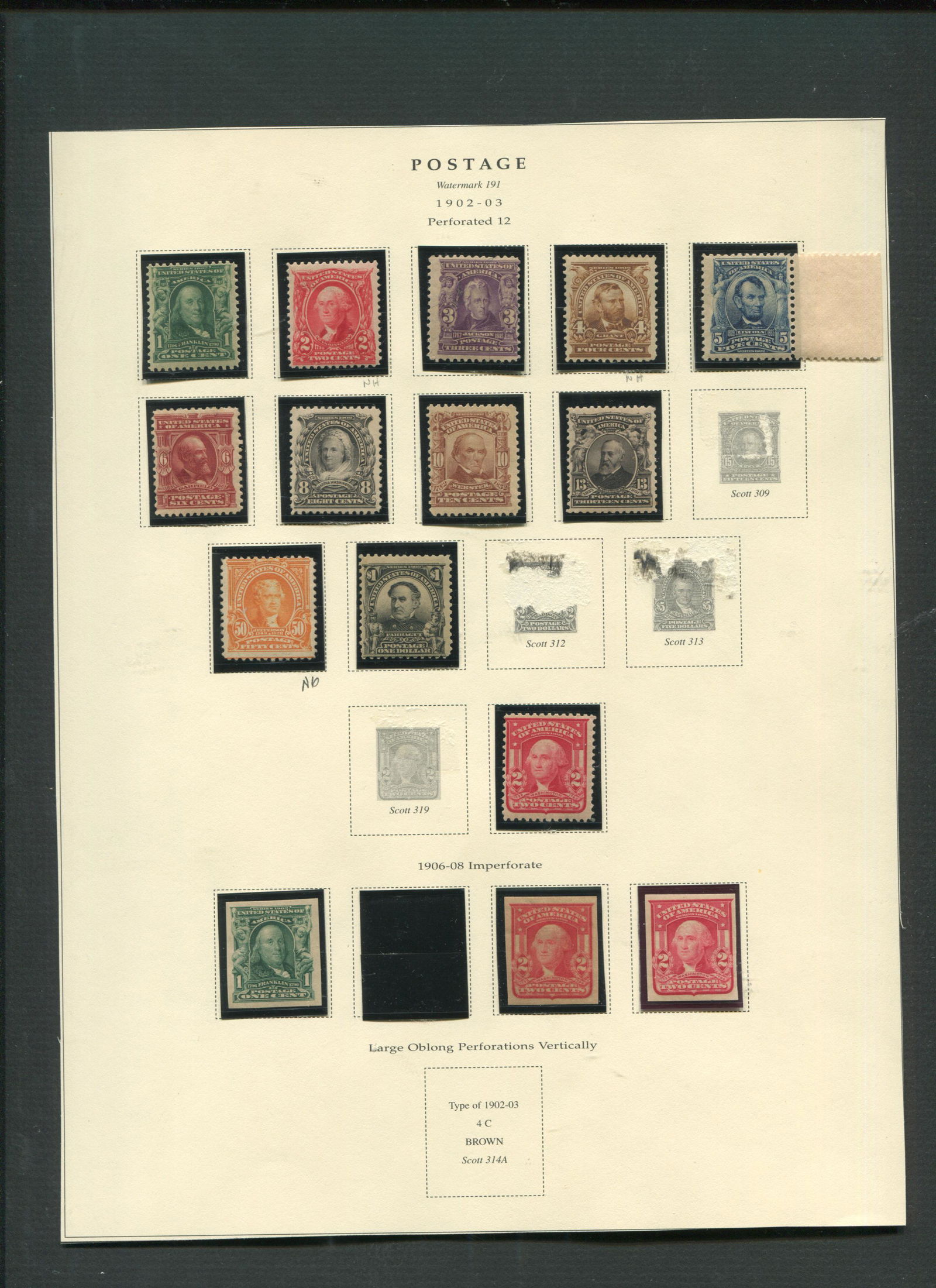 USA Stamp Collection 1902-1903 M/MNH (1 of 1)