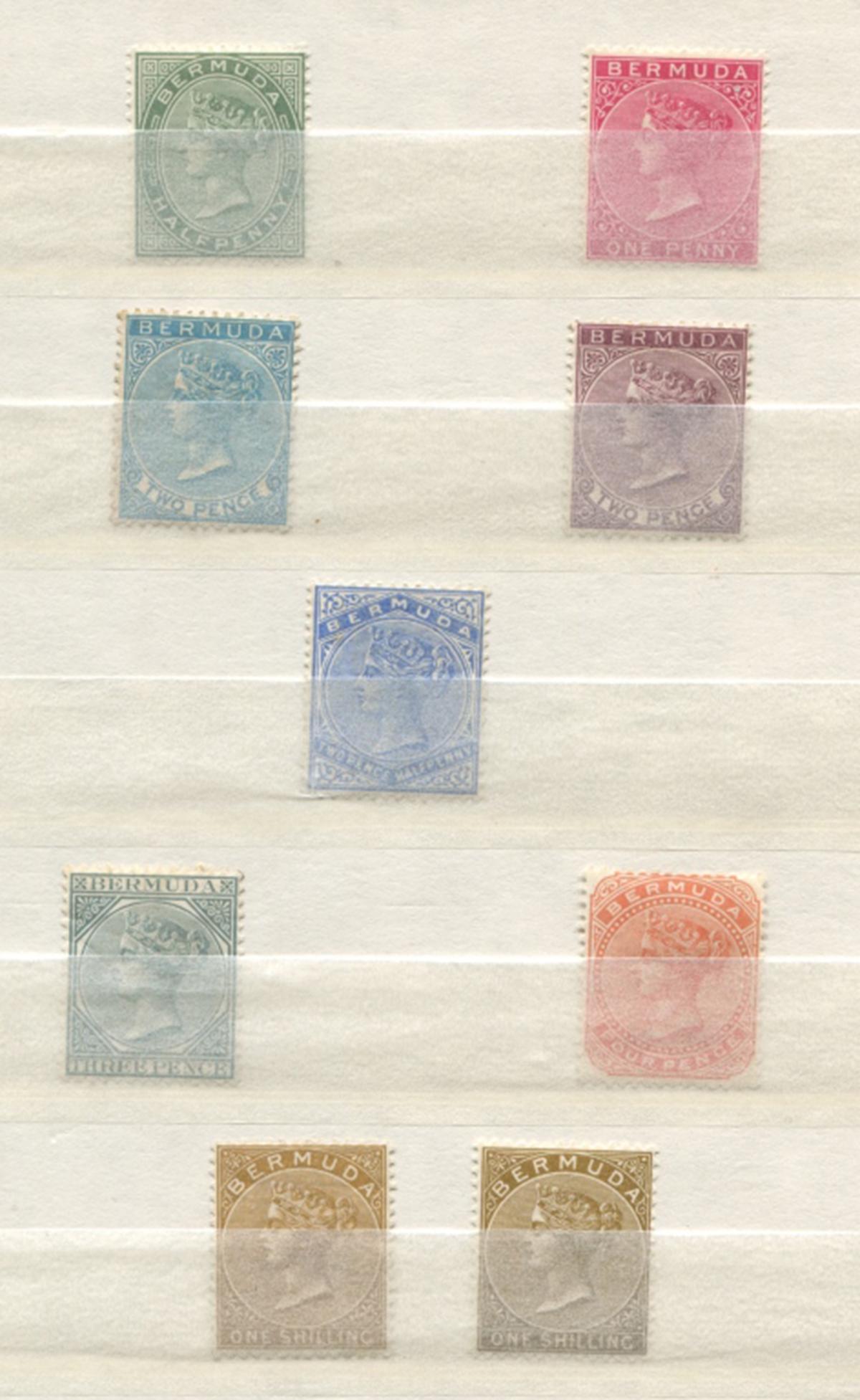 Bermuda Early Mint Victoria Stamps (1 of 1)