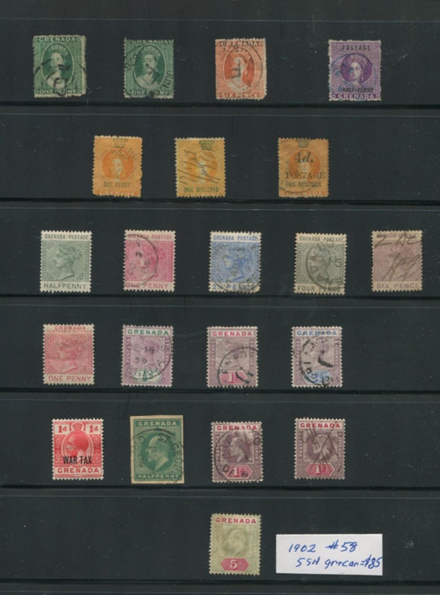 Grenada Stamp Collection 1861- (1 of 1)