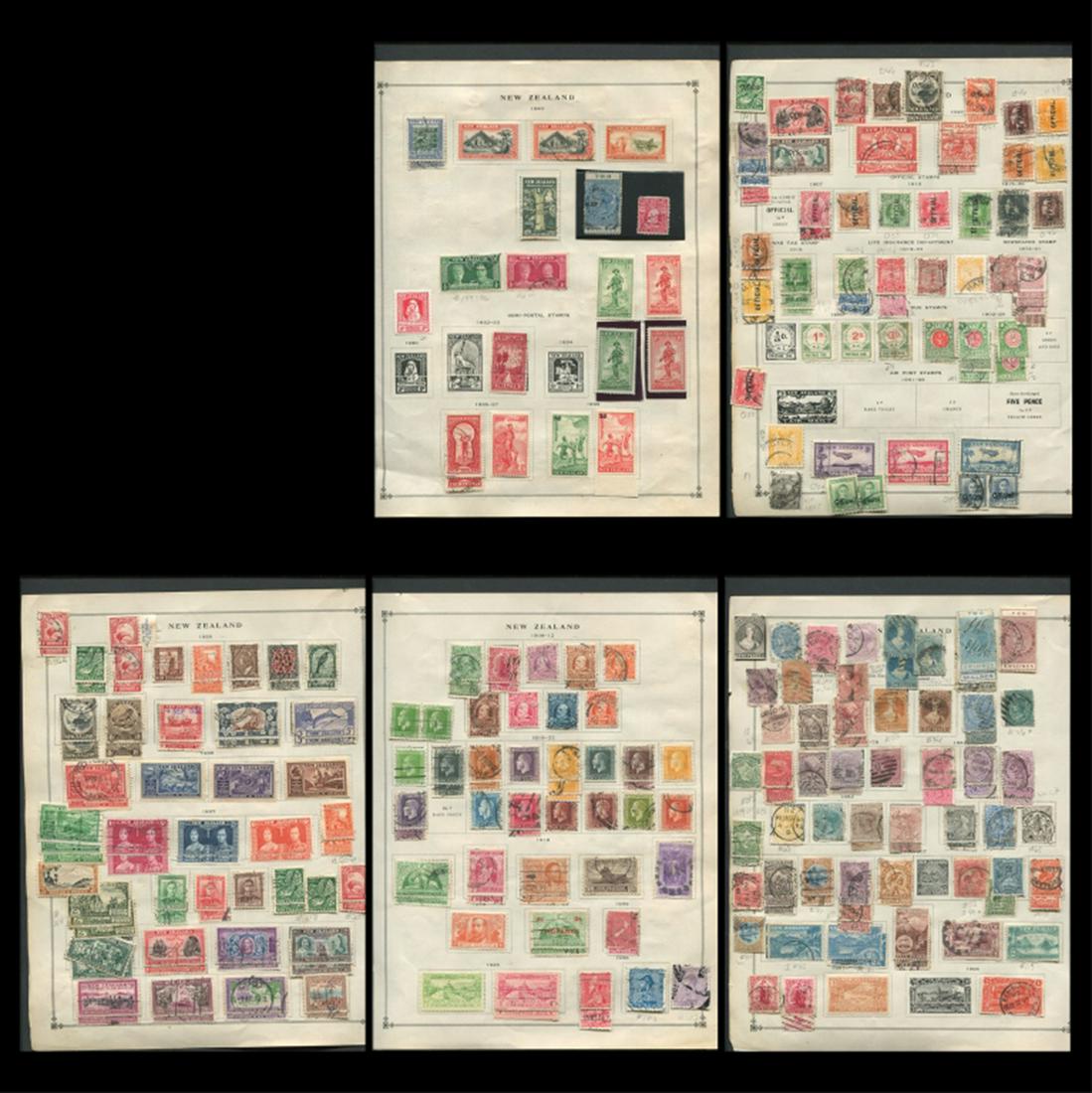 New Zealand 1862-1937 Stamp Collection (1 of 6)