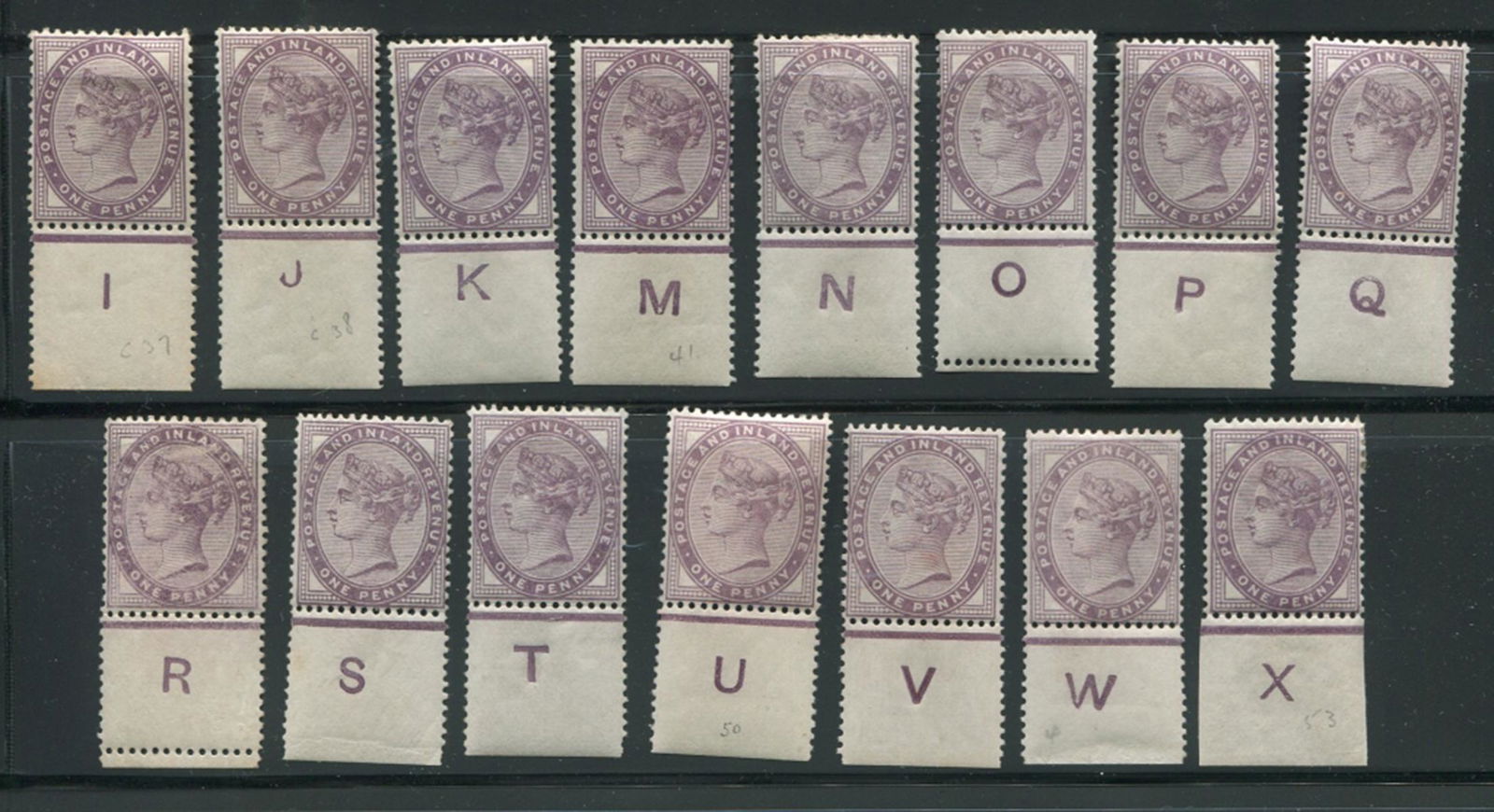 Great Britain 1881 #89 1d Lilac Collection Mint (1 of 2)