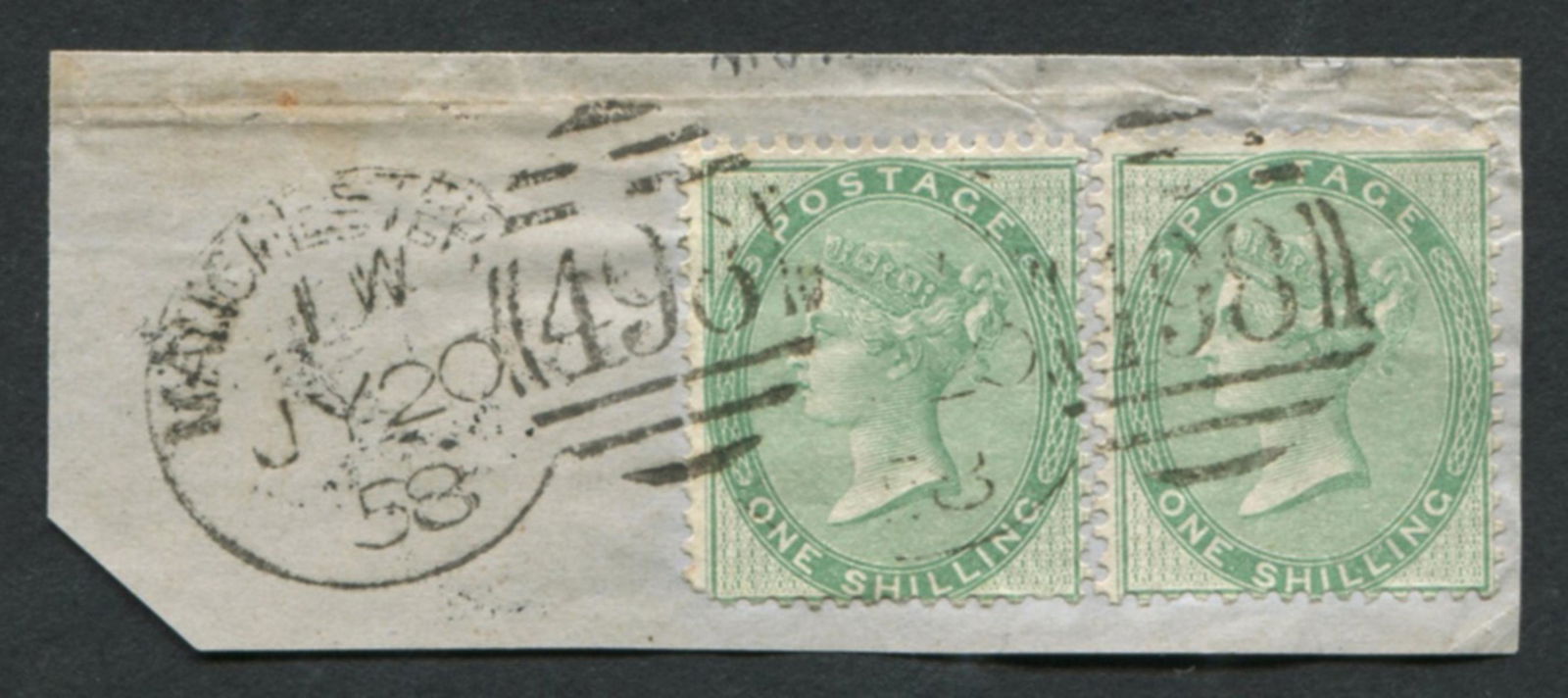 Great Britain 1858 #28 Stamp Cover (1 of 2)