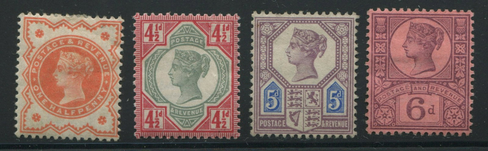 Great Britain 1887-1892 Stamps (1 of 2)