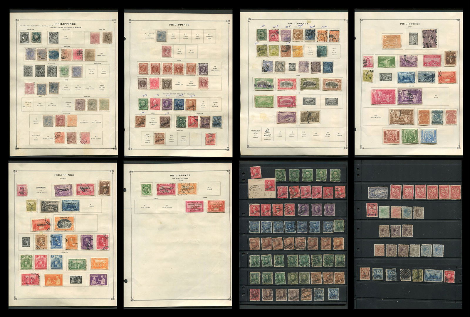 Phillipines Stamp Collection 1864- (1 of 9)