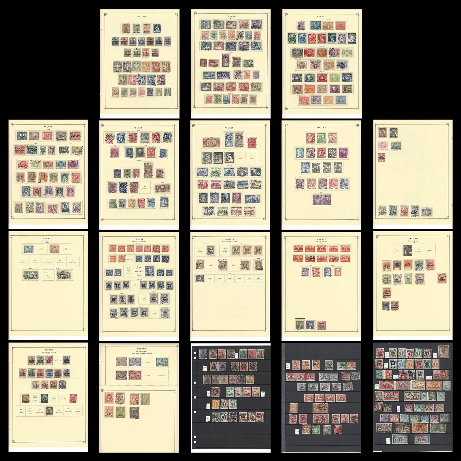 Poland Stamp Collection 1918- (1 of 10)