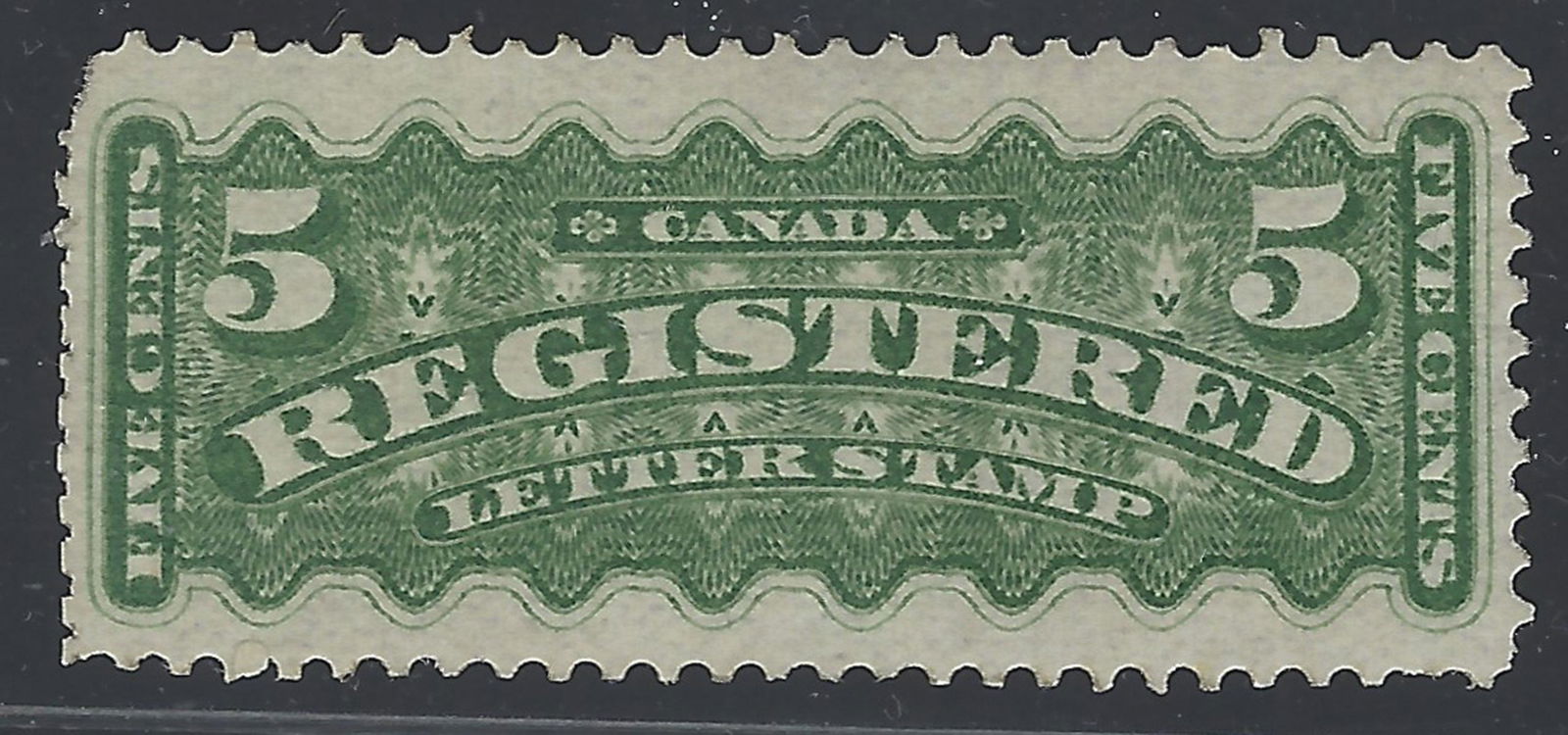 Canada 1876 #F2 5c Dark Green VF MNH (1 of 2)