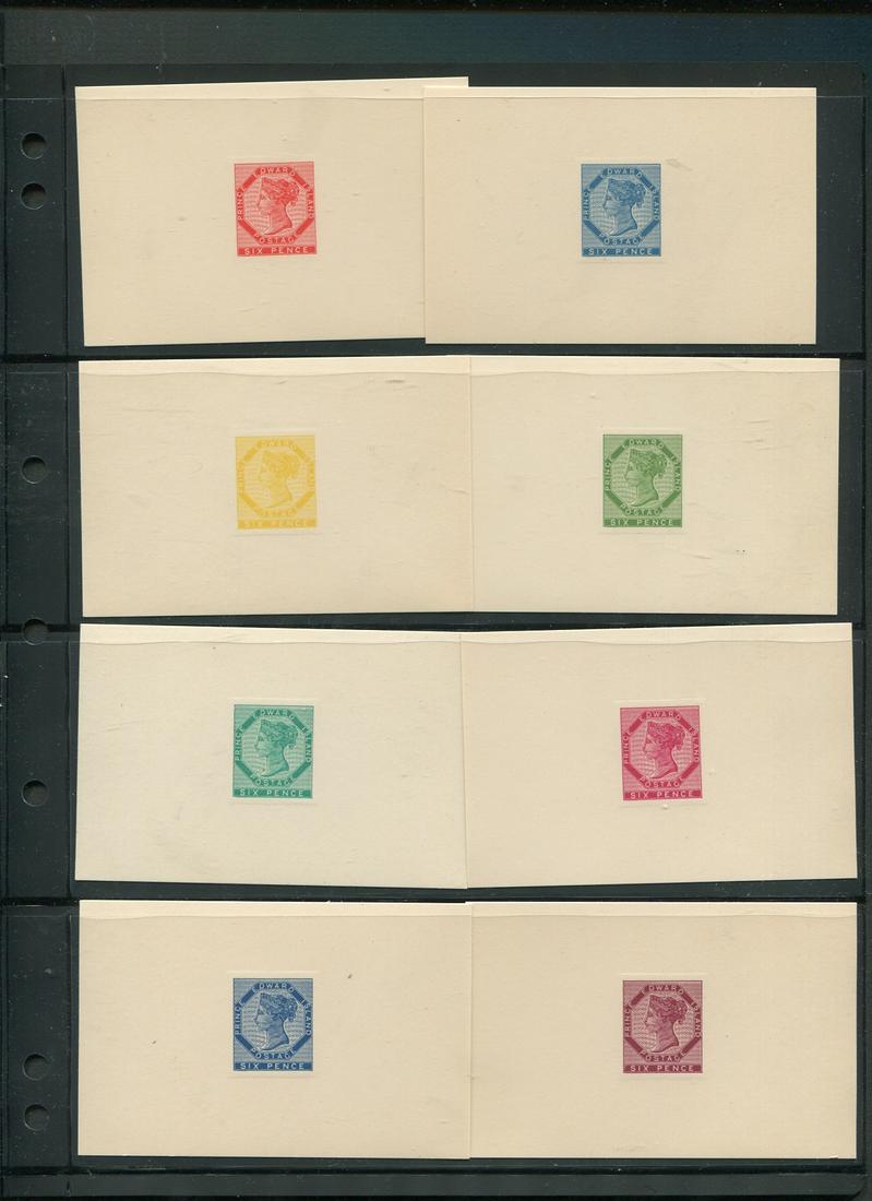 Prince Edward Island #7 6d Reprint Die Proofs (1 of 4)