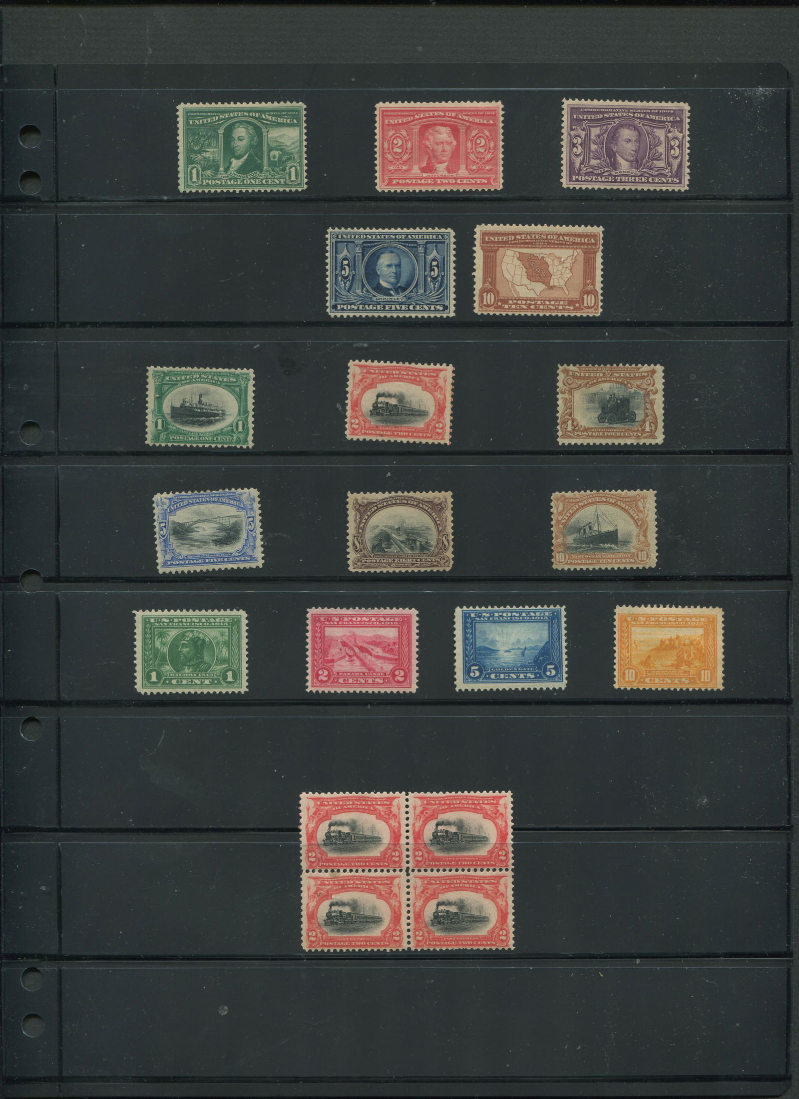 USA 1901-1913 #294/#400 VG+/VF MNH (1 of 2)