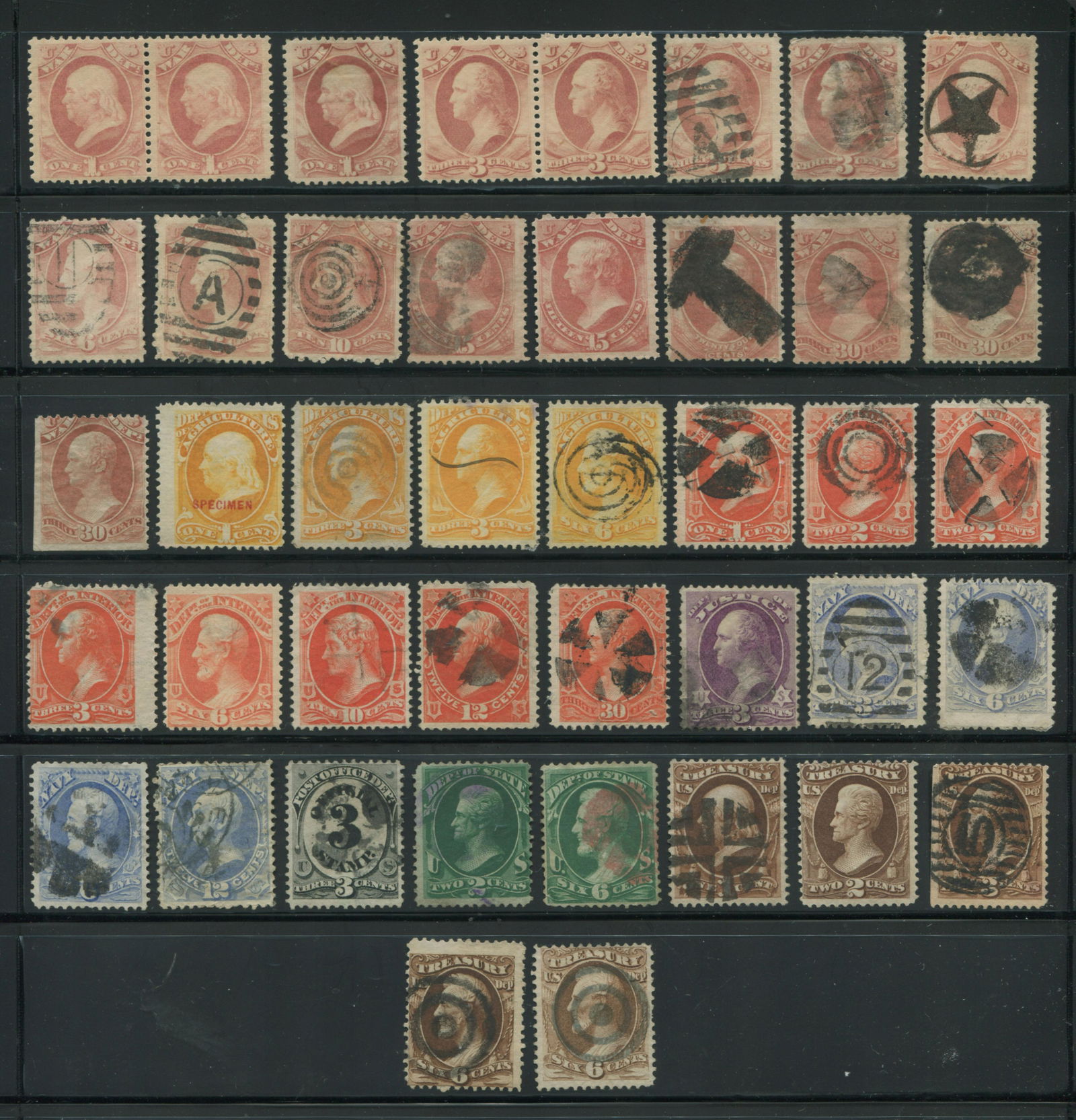 USA BOB Revenue Stamp Collection (1 of 1)