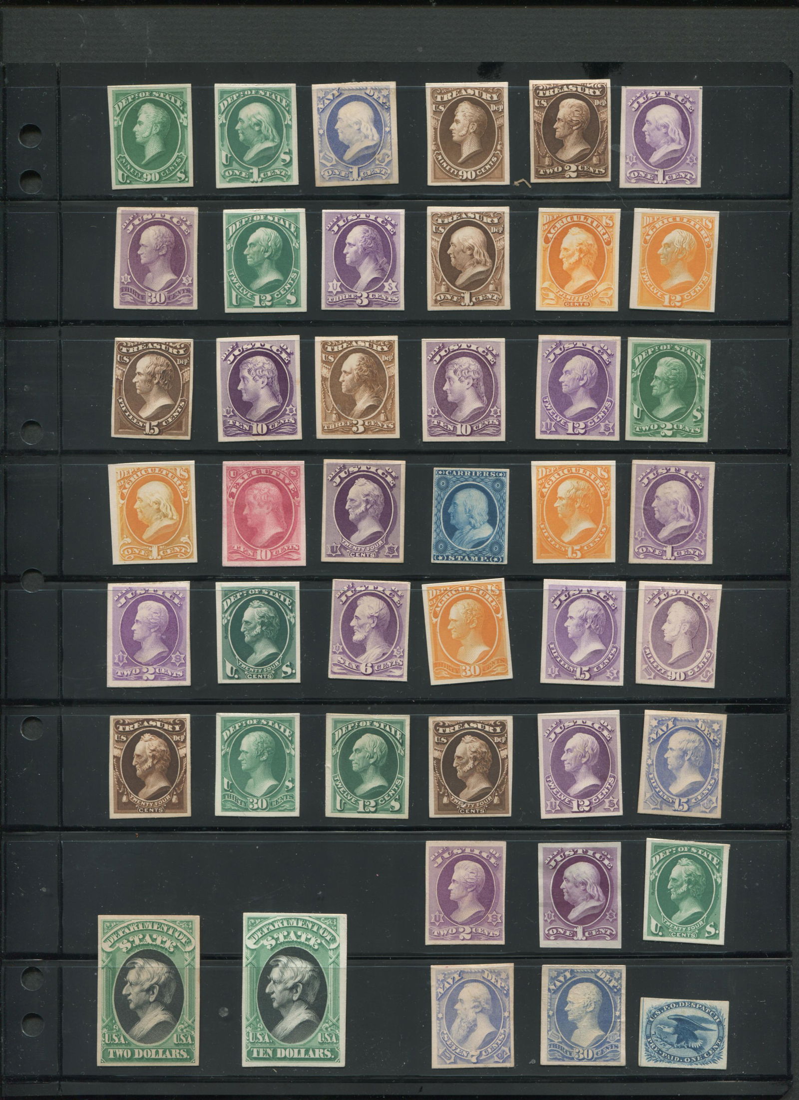 USA Early Proof Stamp Collection (1 of 1)