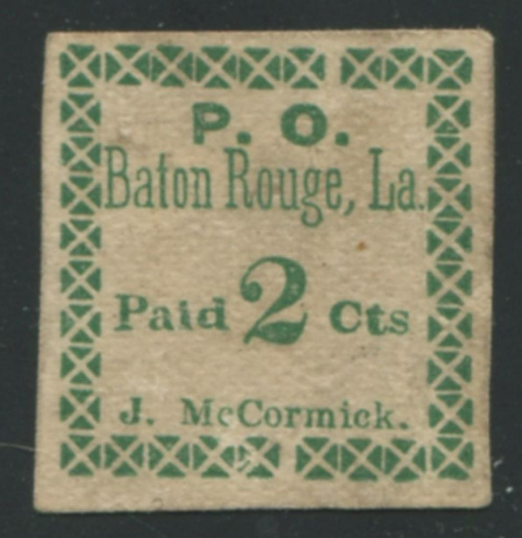 Confederate States #11x1 2c Green F-VF Unused (1 of 2)