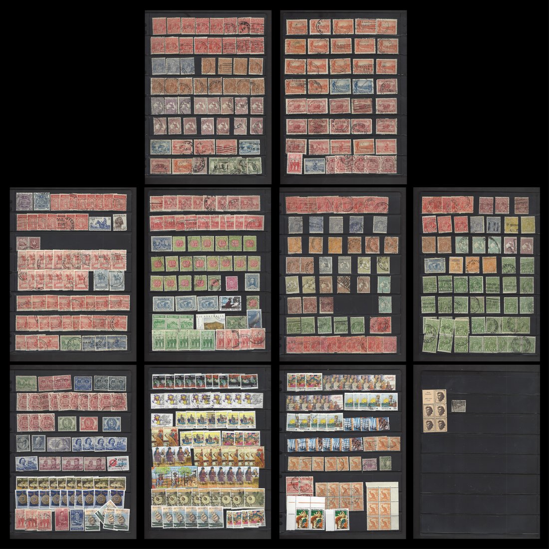 Australia Stamp Collection 1913- (1 of 10)