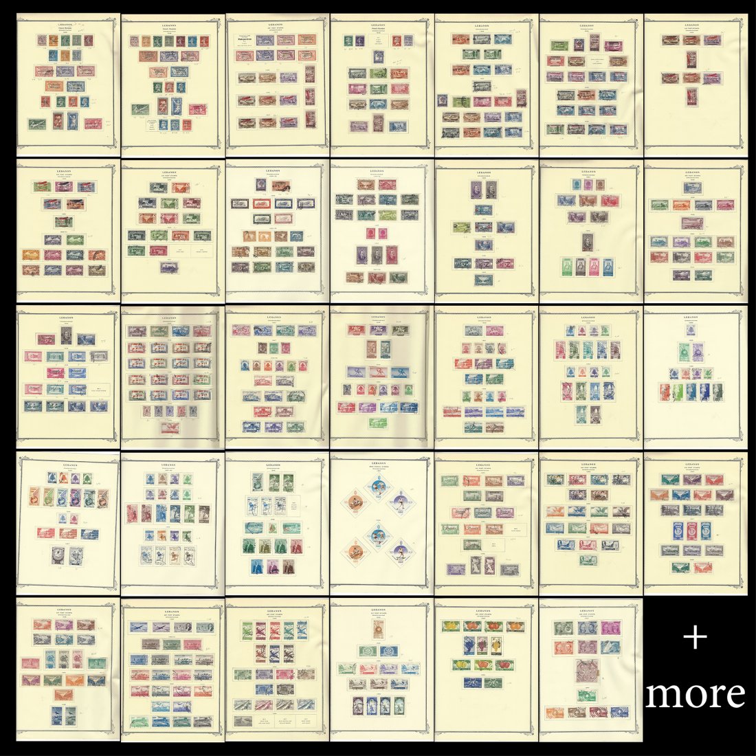 Lebanon Stamp Collection 1924-1972 (1 of 10)