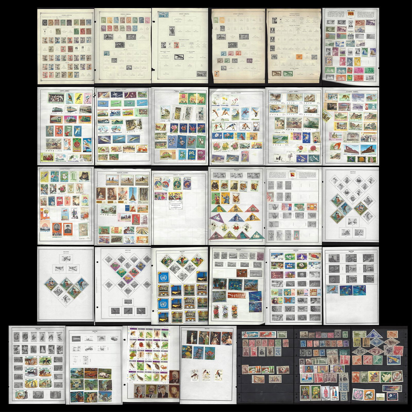 Asia Nations Stamp Collection (1 of 7)